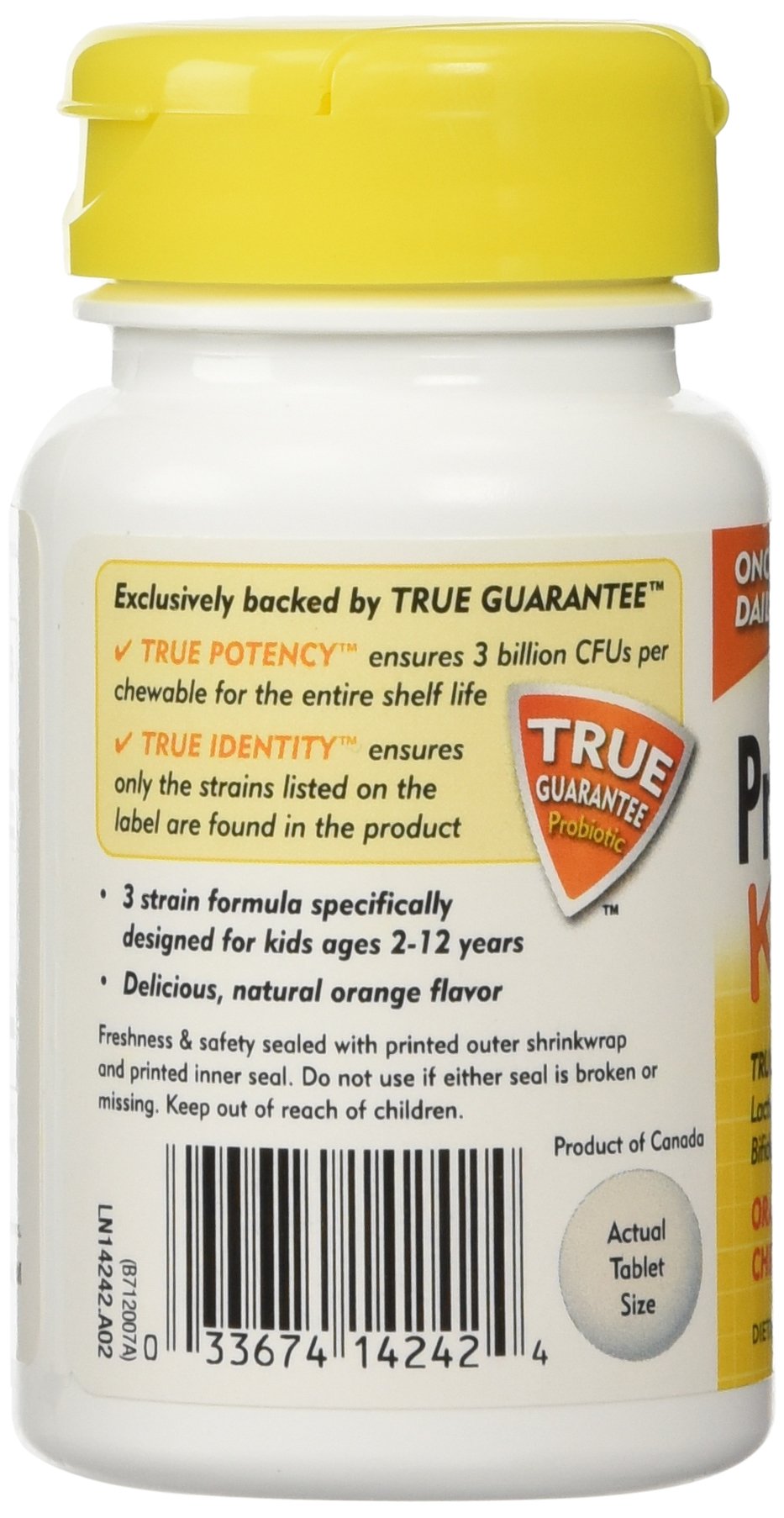Nature's Way Primadophilus for Kids Orange Chewables, 60 Count