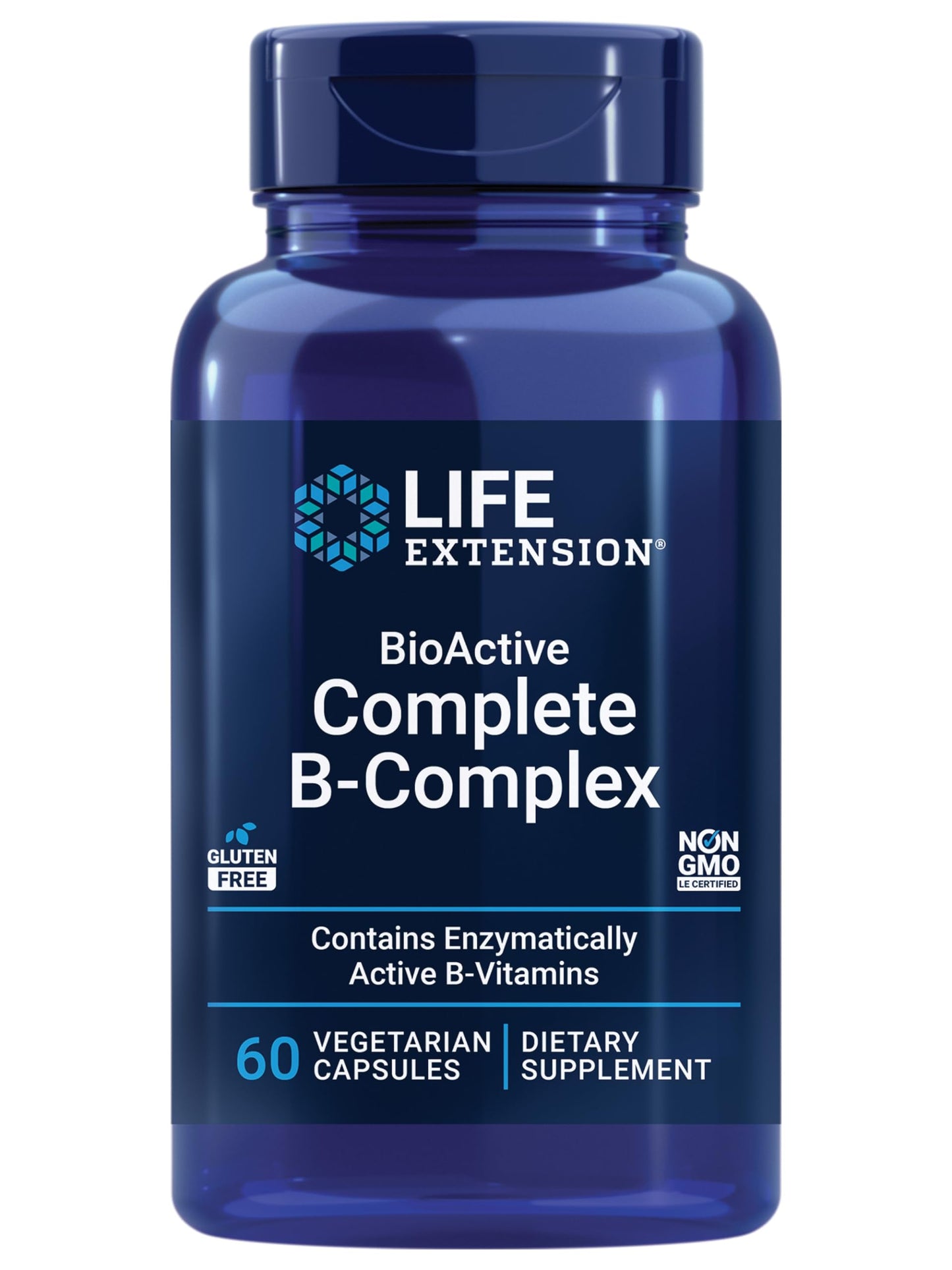 Life Extension BioActive Complete B-Complex Capsule 60 Count