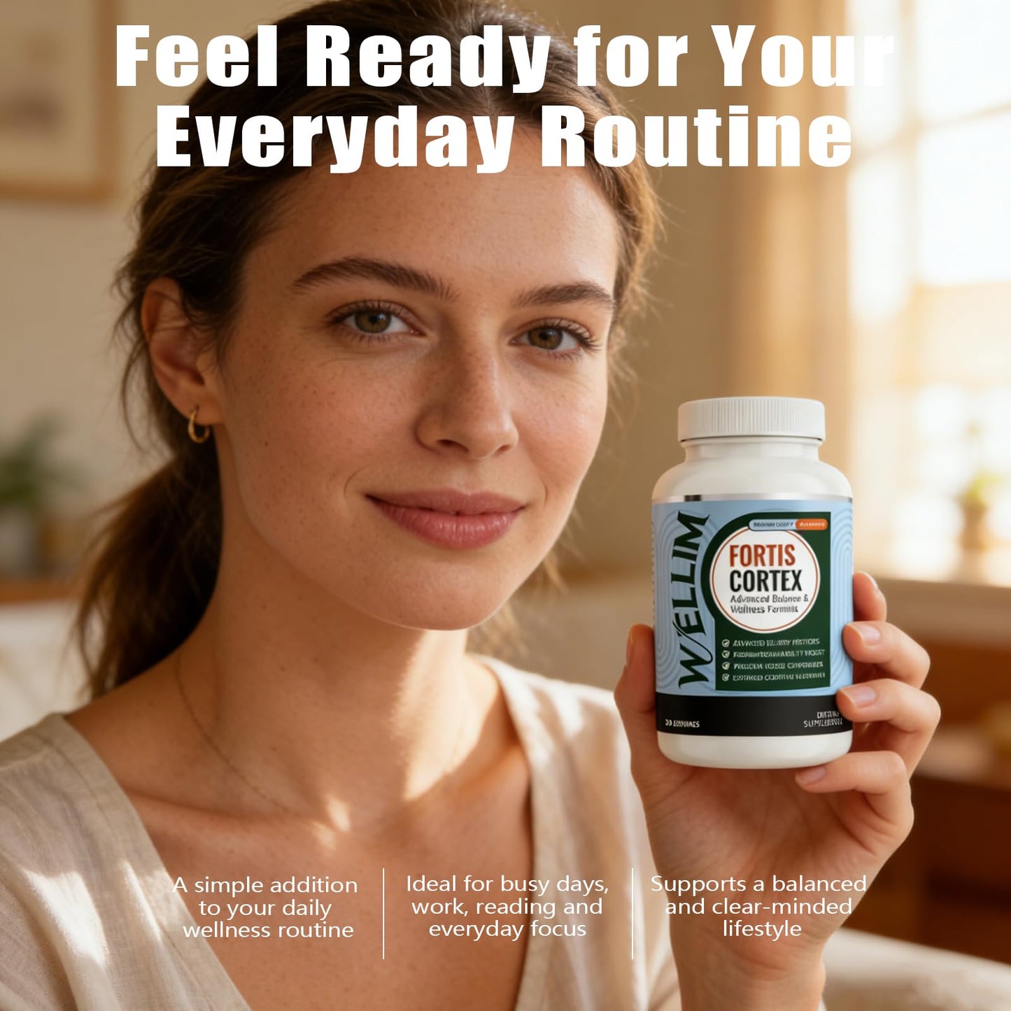 FYRKOA Wellim Fortis Cortex Supplements, 60 Capsules