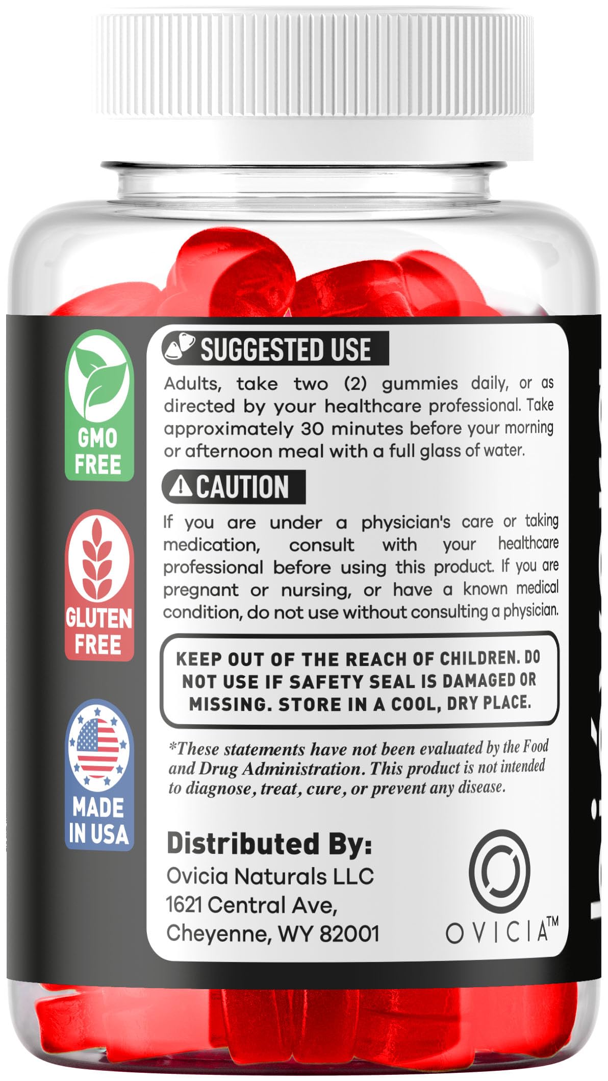 OVICIA Biovera Gummies, 60 Count