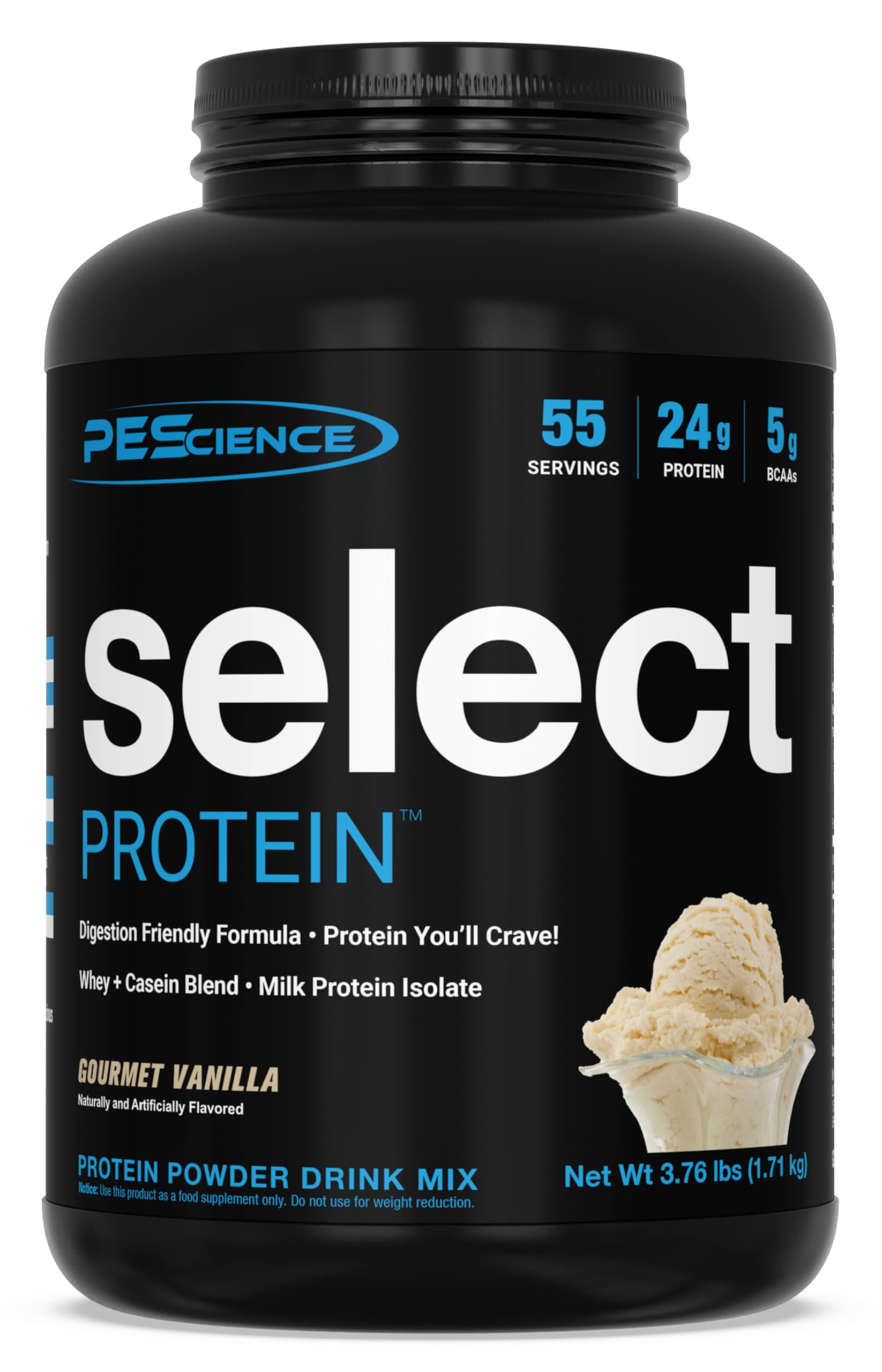 PEScience Select Protein Powder Whey and Casein Blend, 60 Servings