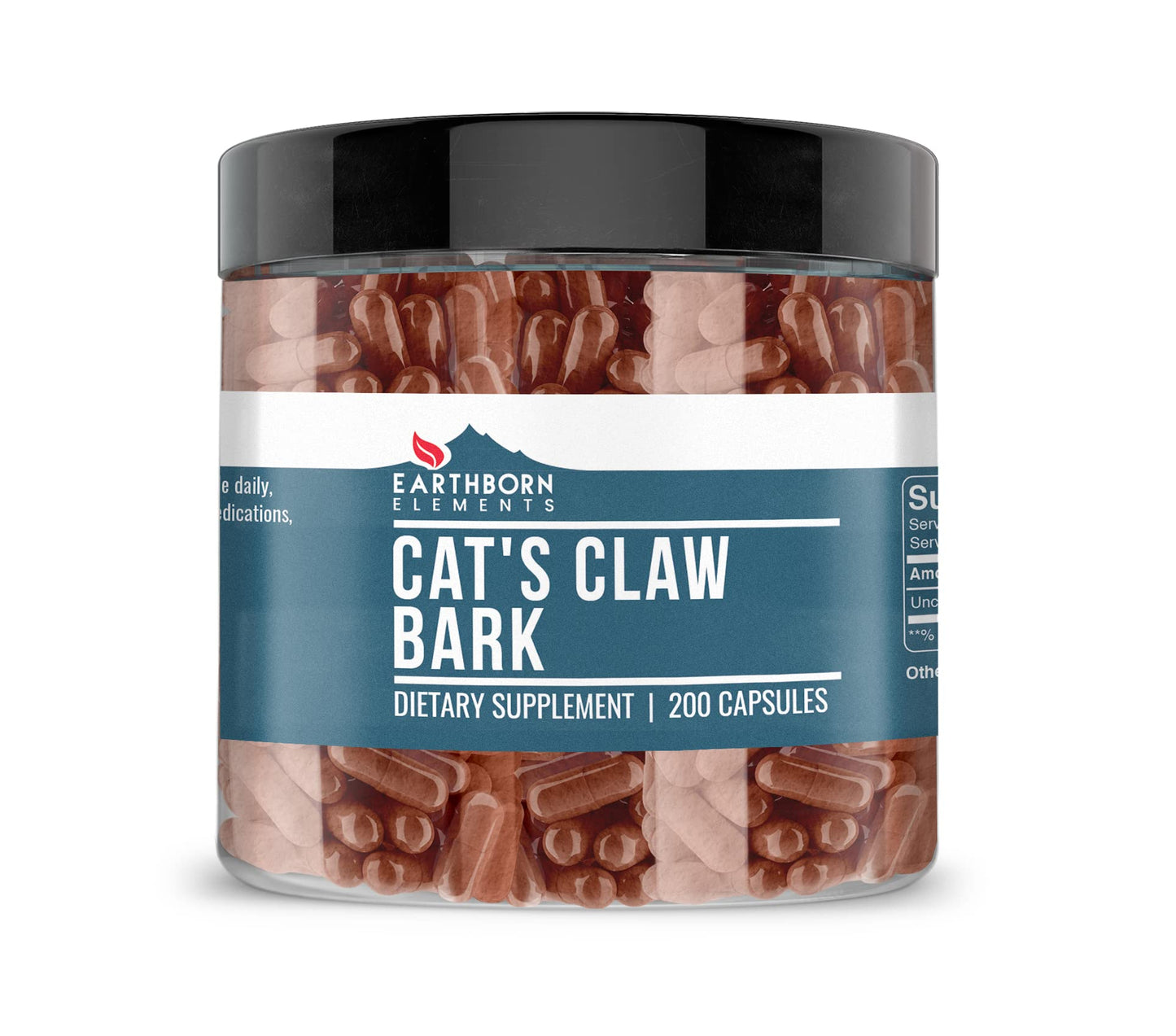 Earthborn Elements Cat's Claw Bark Capsules 200