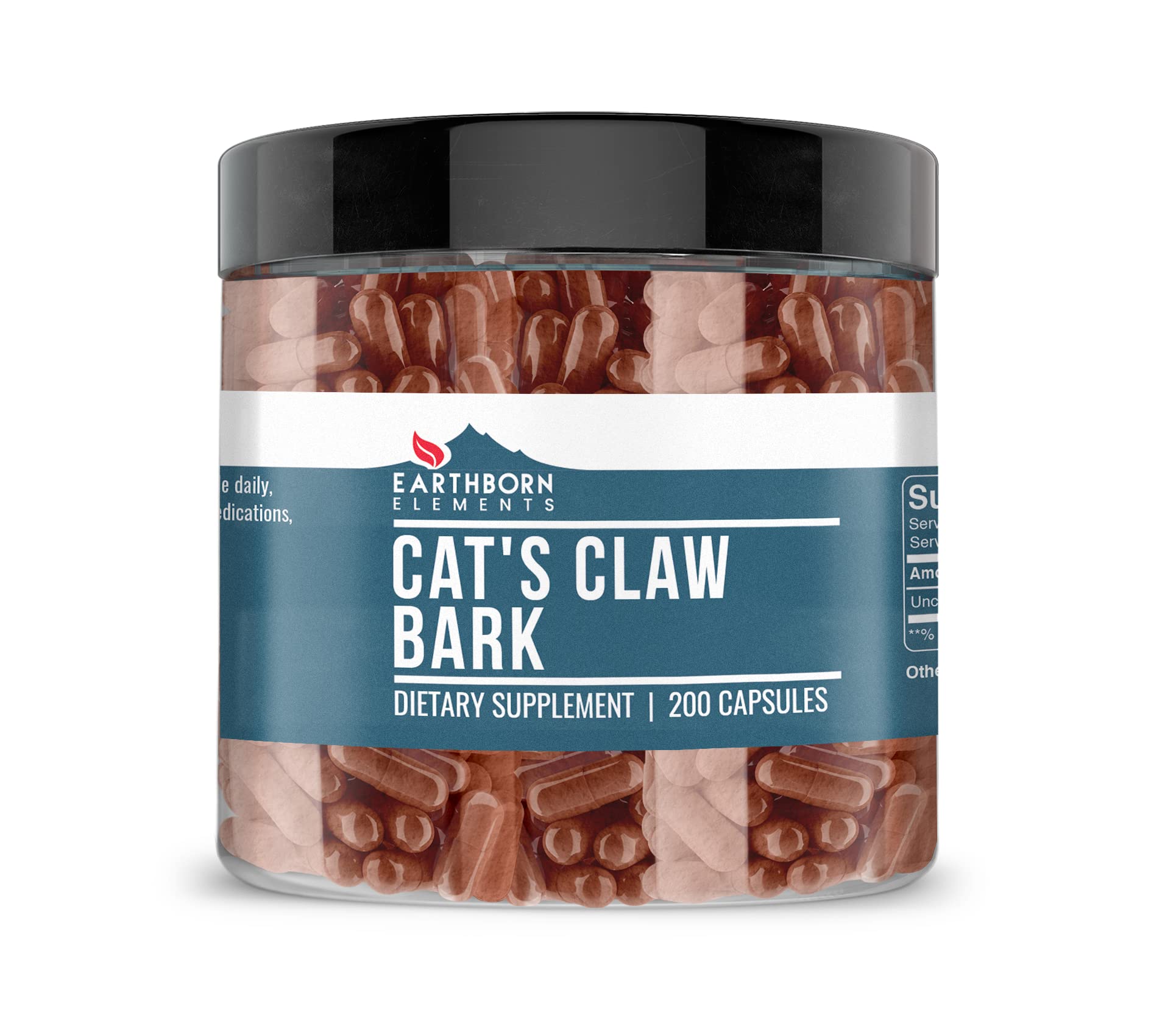 Earthborn Elements Cat's Claw Bark Capsules 200