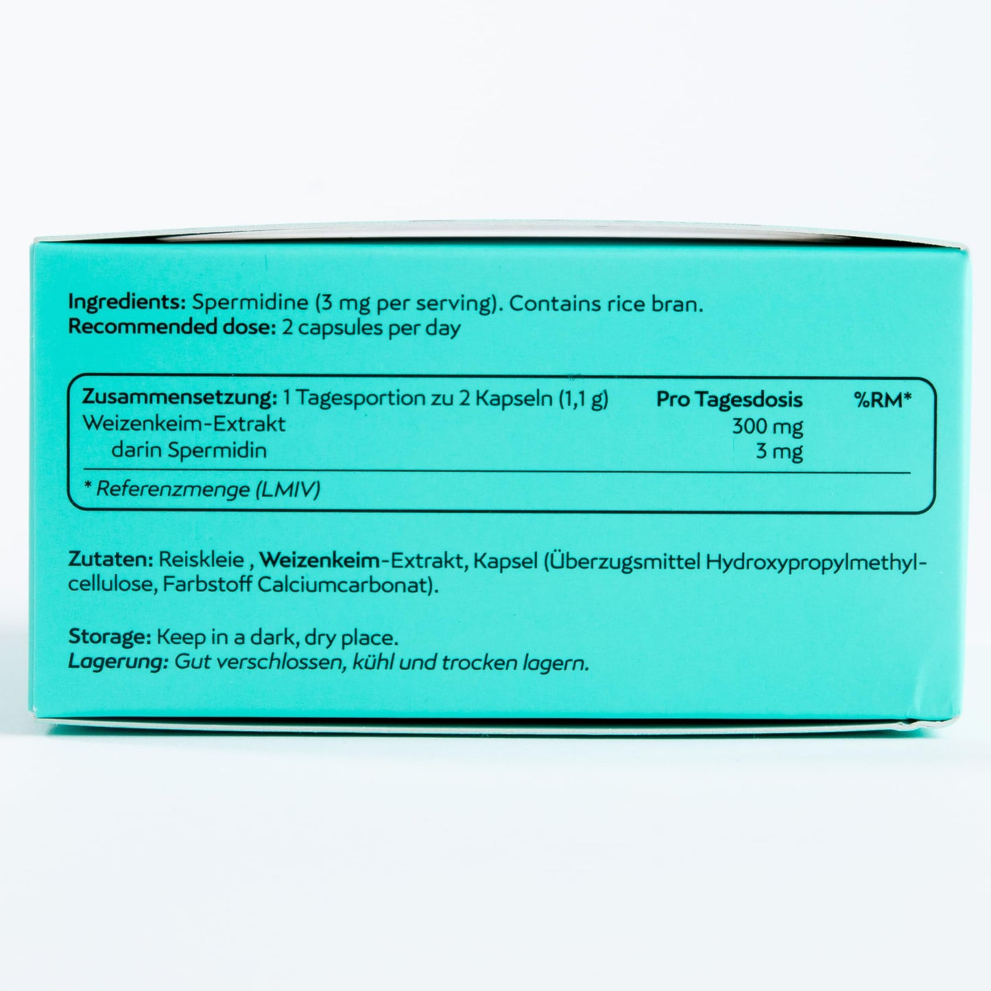 MASI Spermidine Supplement 1.5mg Capsule, 60 Count
