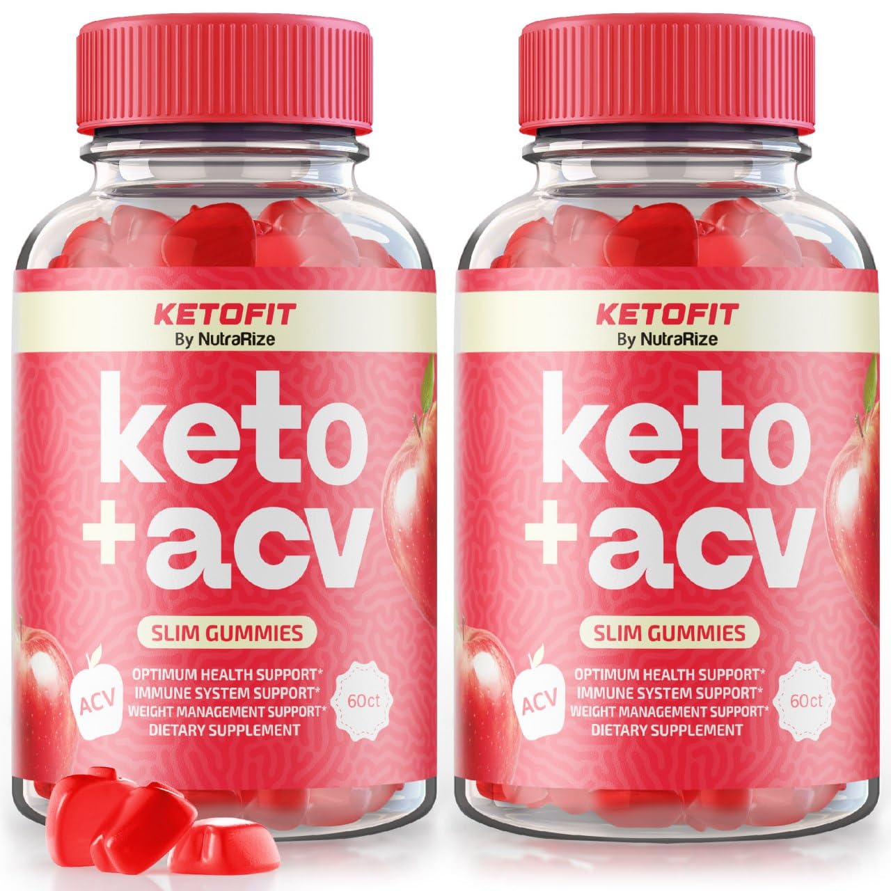 NutraRize Ketofit Advanced Formula for Weight Loss Premium Keto ACV Formula Gummies, 120 Gummies