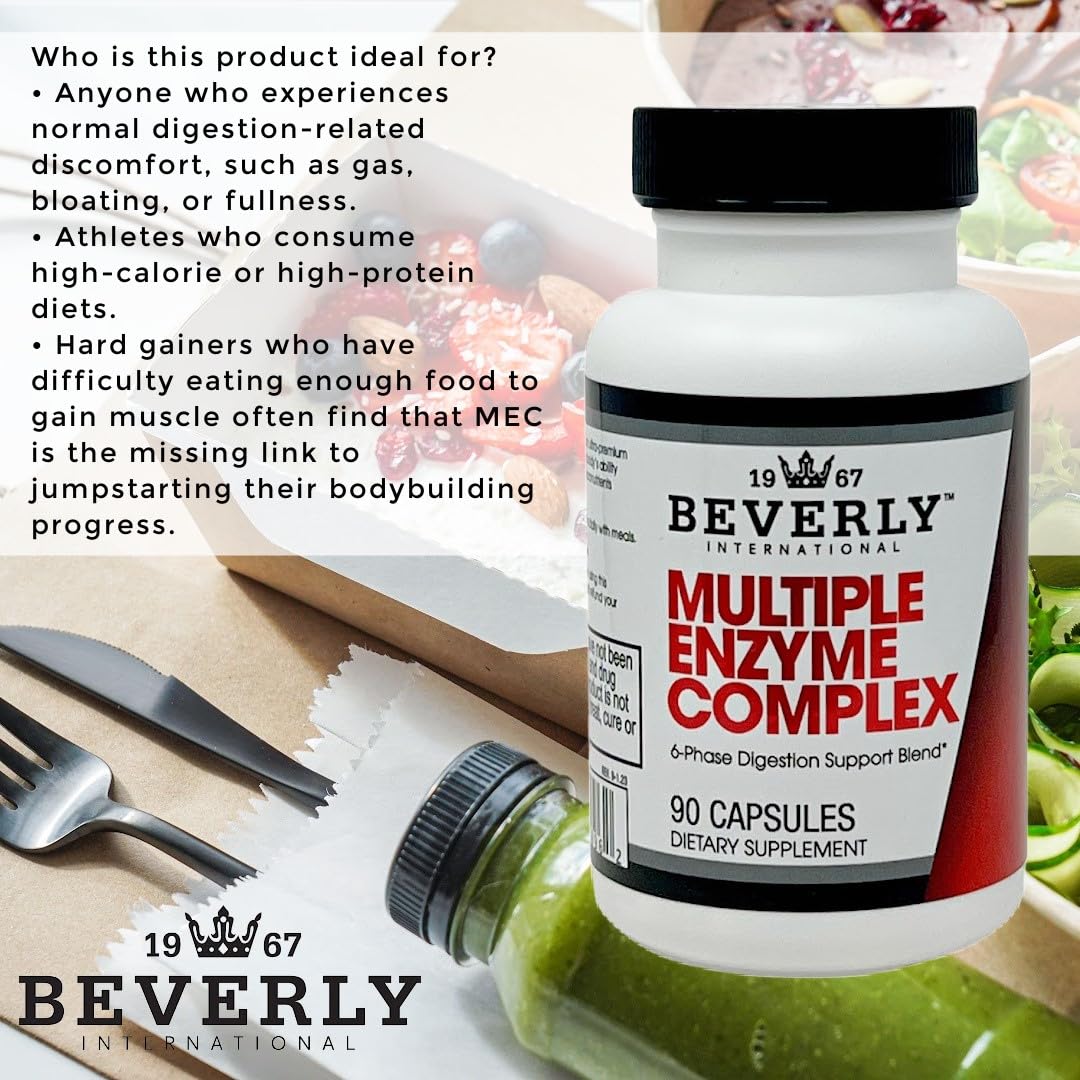 Beverly International MEC Multiple Enzyme Complex Capsules 90 Count