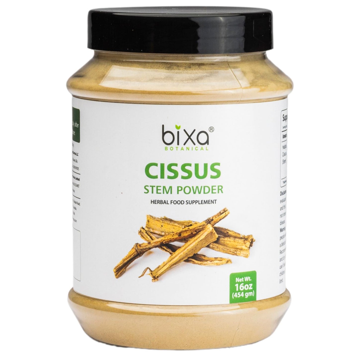 bixa BOTANICAL Cissus Powder (Cissus Quadrangularis/Hadjod) Ayurvedic Natural Herbal Supplement 16 Ounce