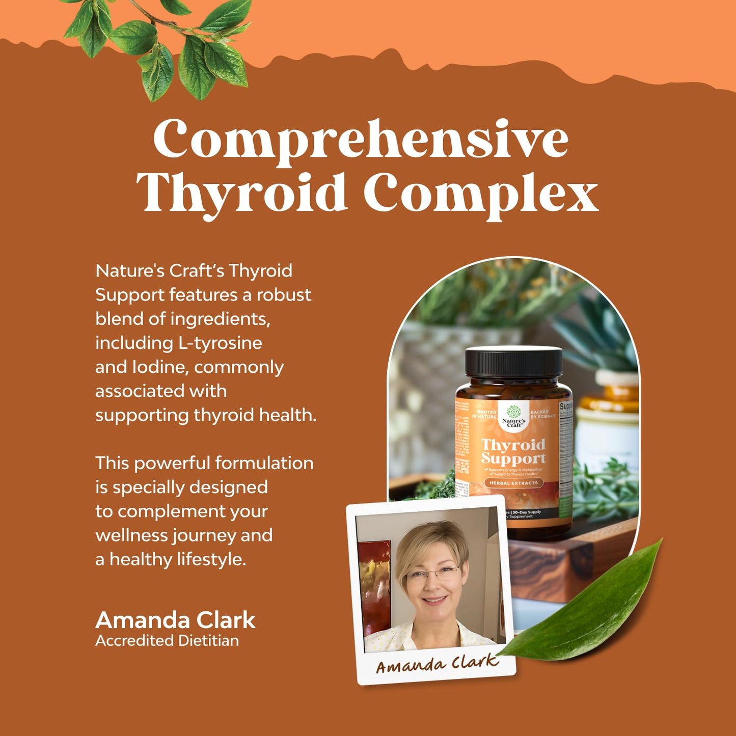 Natures Craft Pure Thyroid Support Supplement for Women Capsule, 60 Count