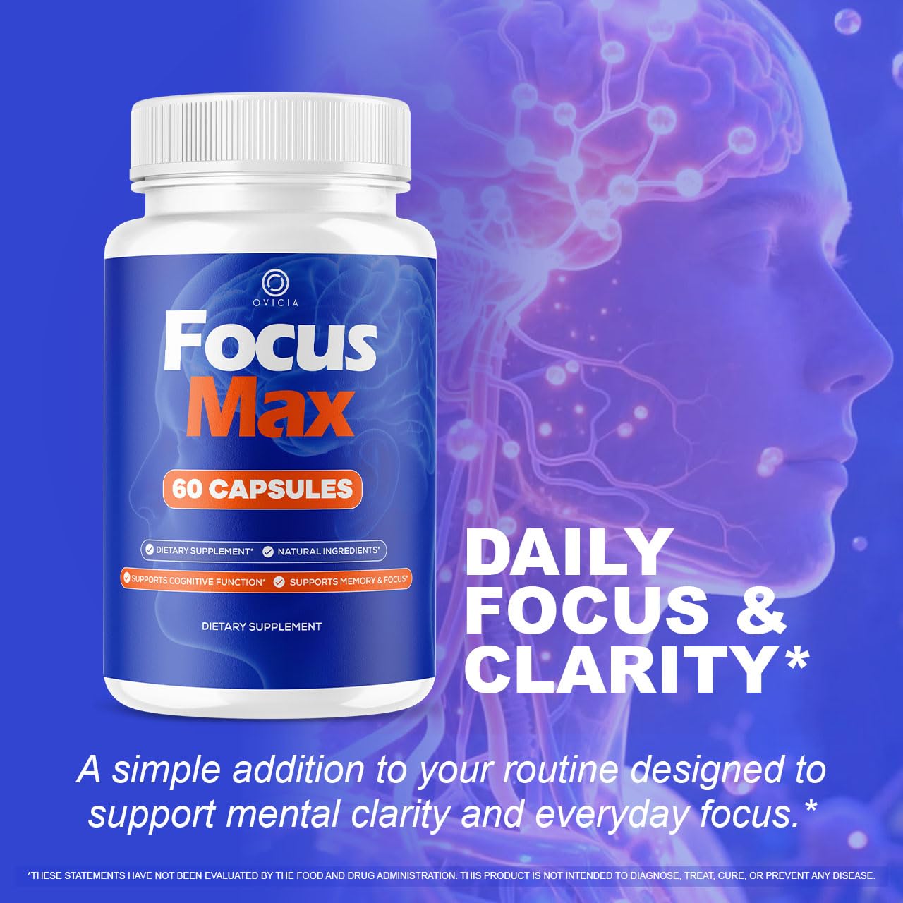 OVICIA Focus Max Capsules 120 Capsules