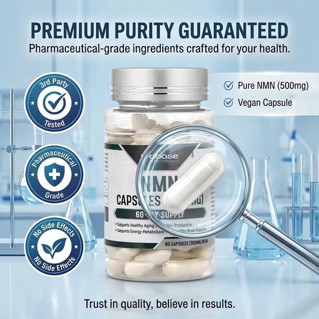 Probase Nutrition Longevity Pure NMN Capsules 60 Count