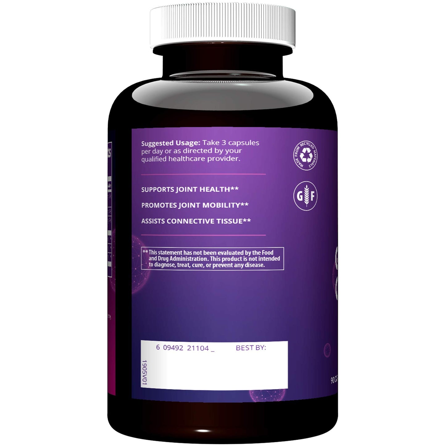 MRM Glucosamine Chondroitin MSM Capsule 90 Count