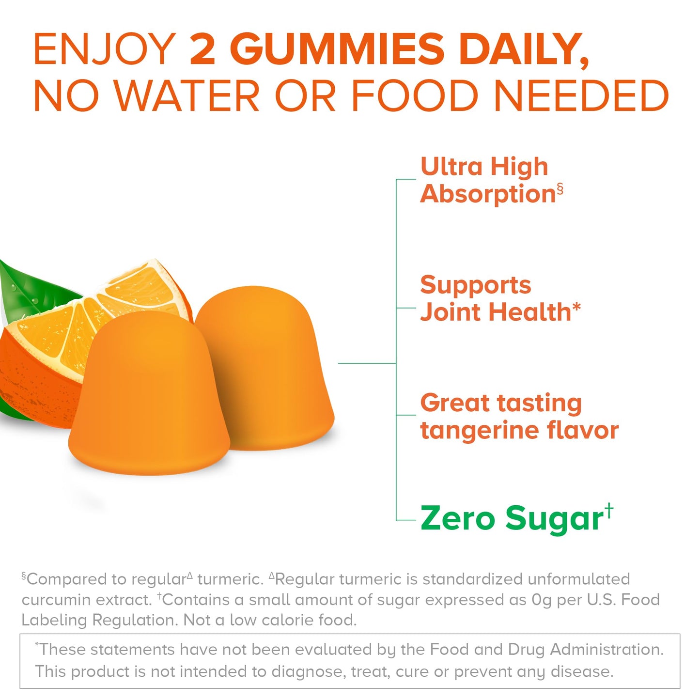 Qunol Zero Sugar Turmeric Gummies Gummy 90 Count
