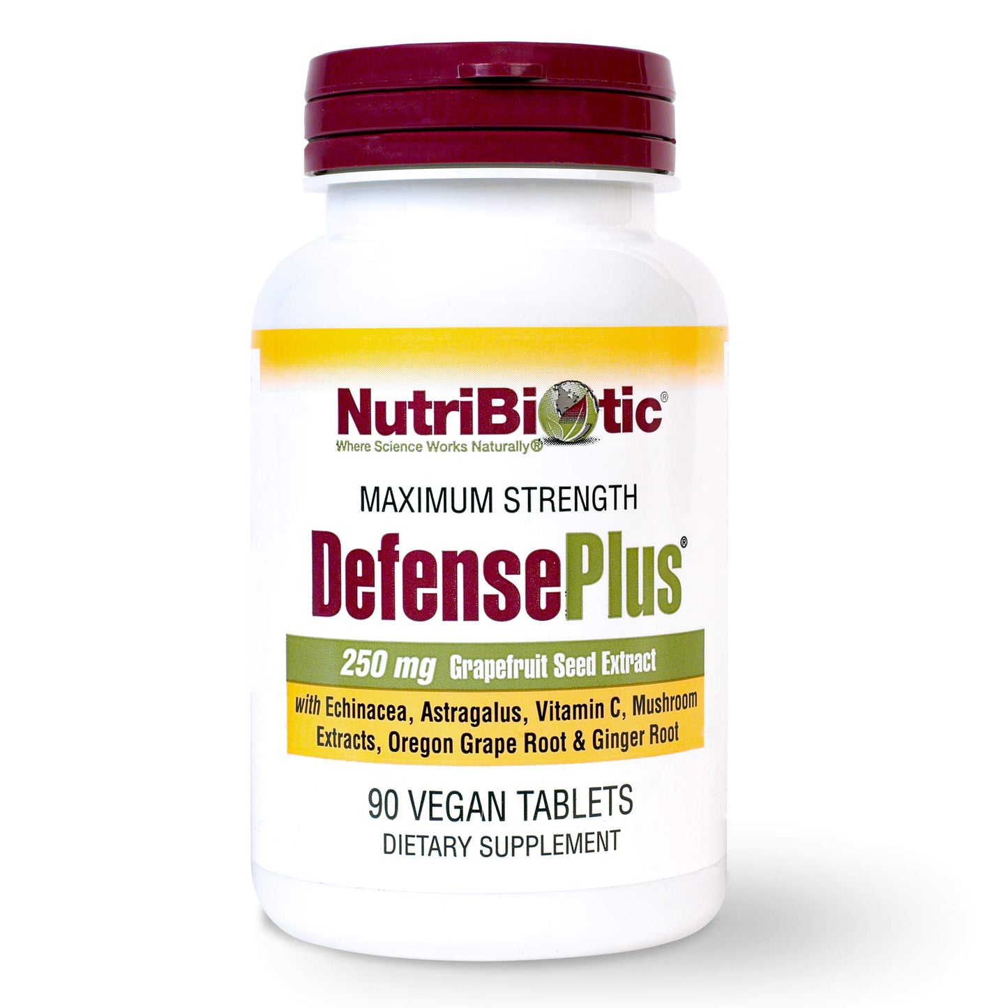 NutriBiotic DefensePlus 90 Tablets