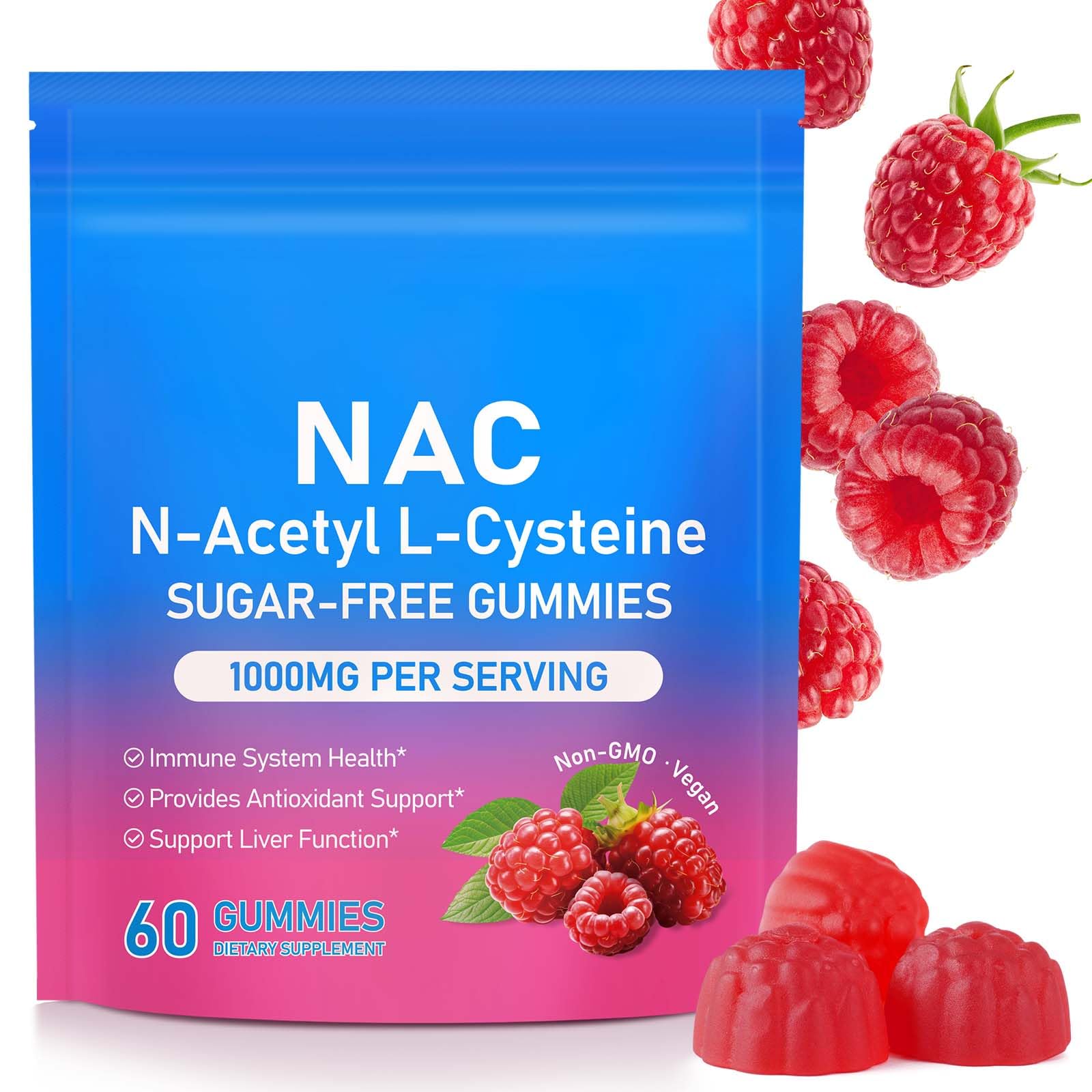 Ruduwu NAC Gummies 60 Count