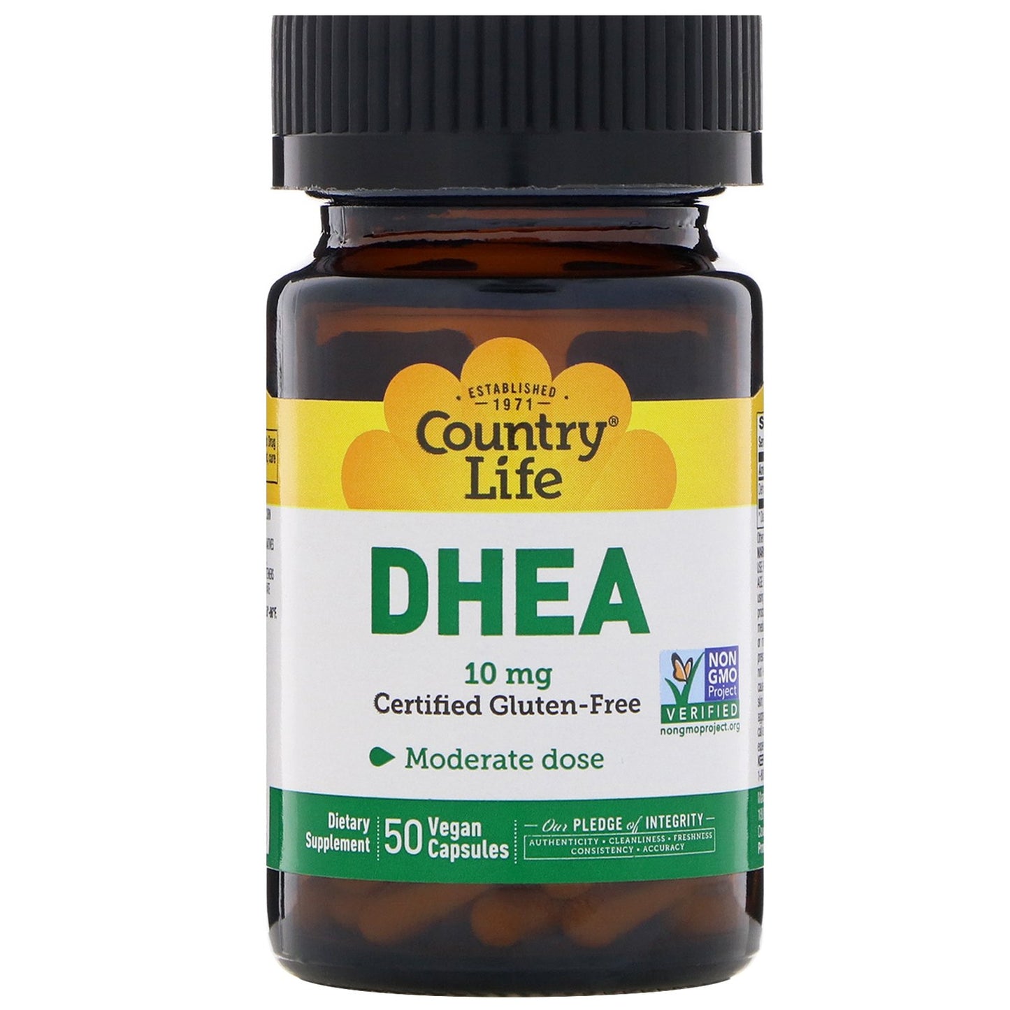 Country Life DHEA 10 mg Capsule, 50 Count