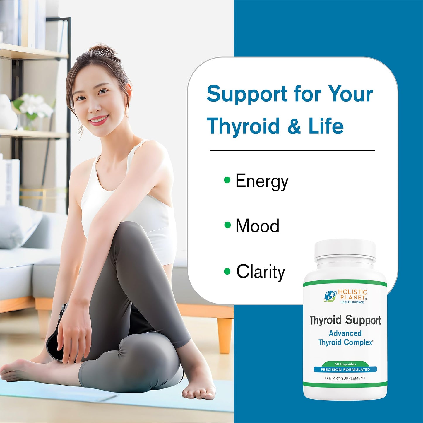 Holistic Planet Thyroid Support Capsule 60 Count