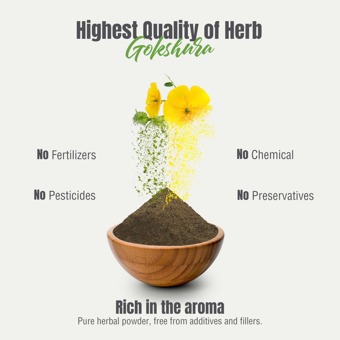 Herbsforever Gokshura (Tribulus Terrestris) Powder 16 oz
