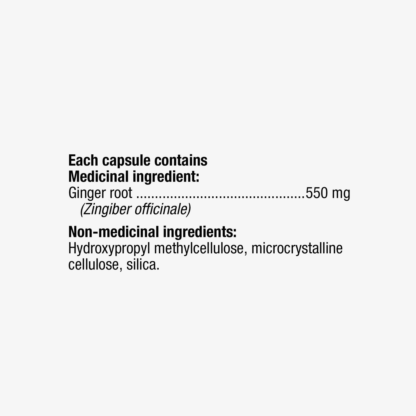 Nature's Way Premium Herbal Ginger Root Capsules 100 Count