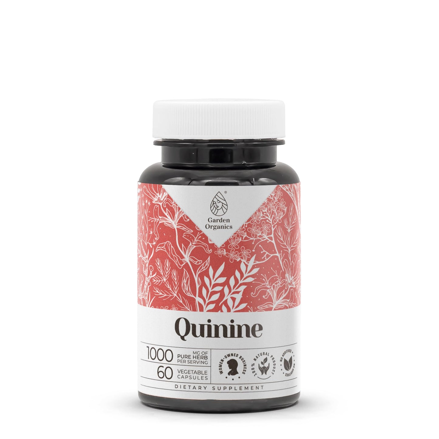 Garden Organics Quinine Capsules 60 Count