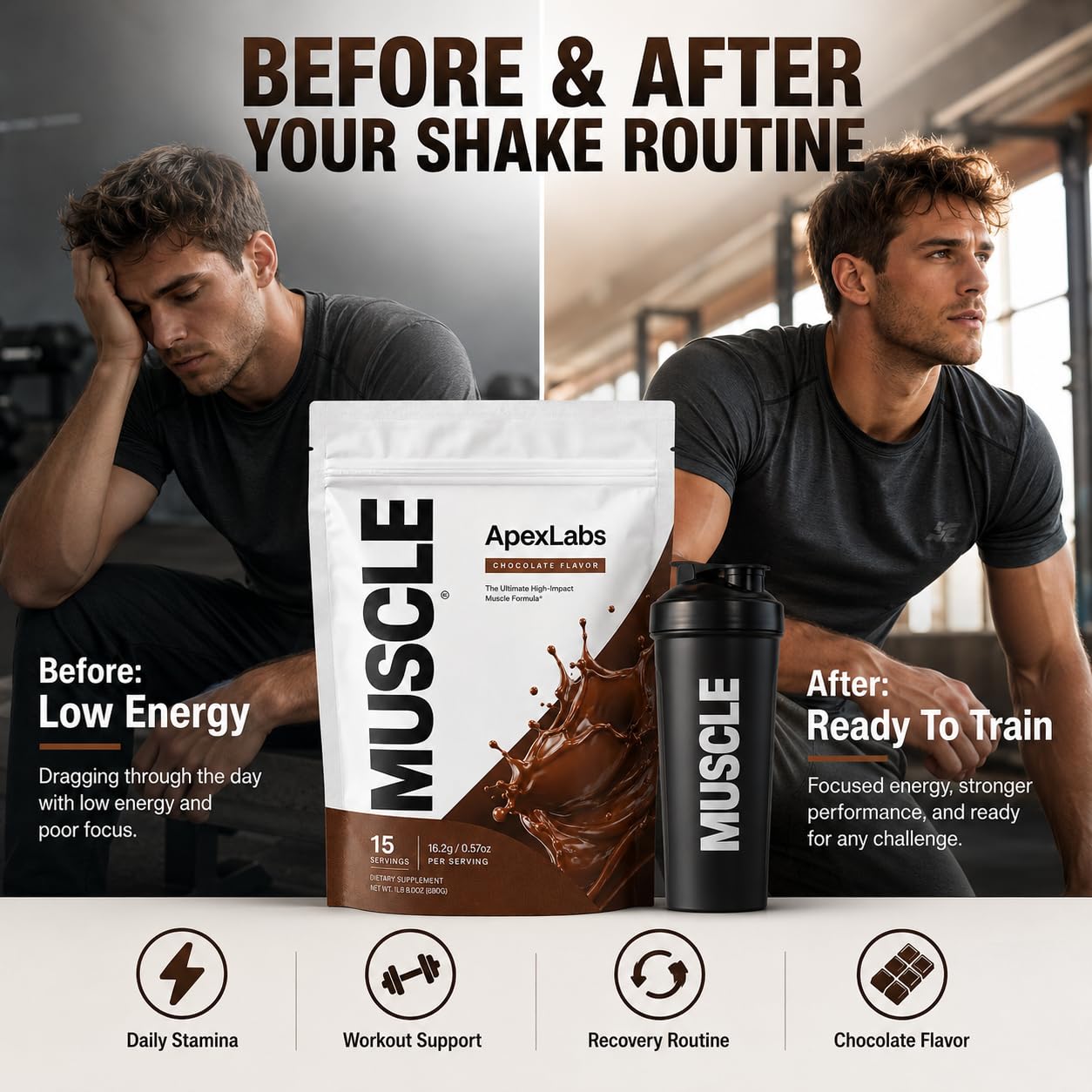 Apex Labs Muscle Powder 1 Count