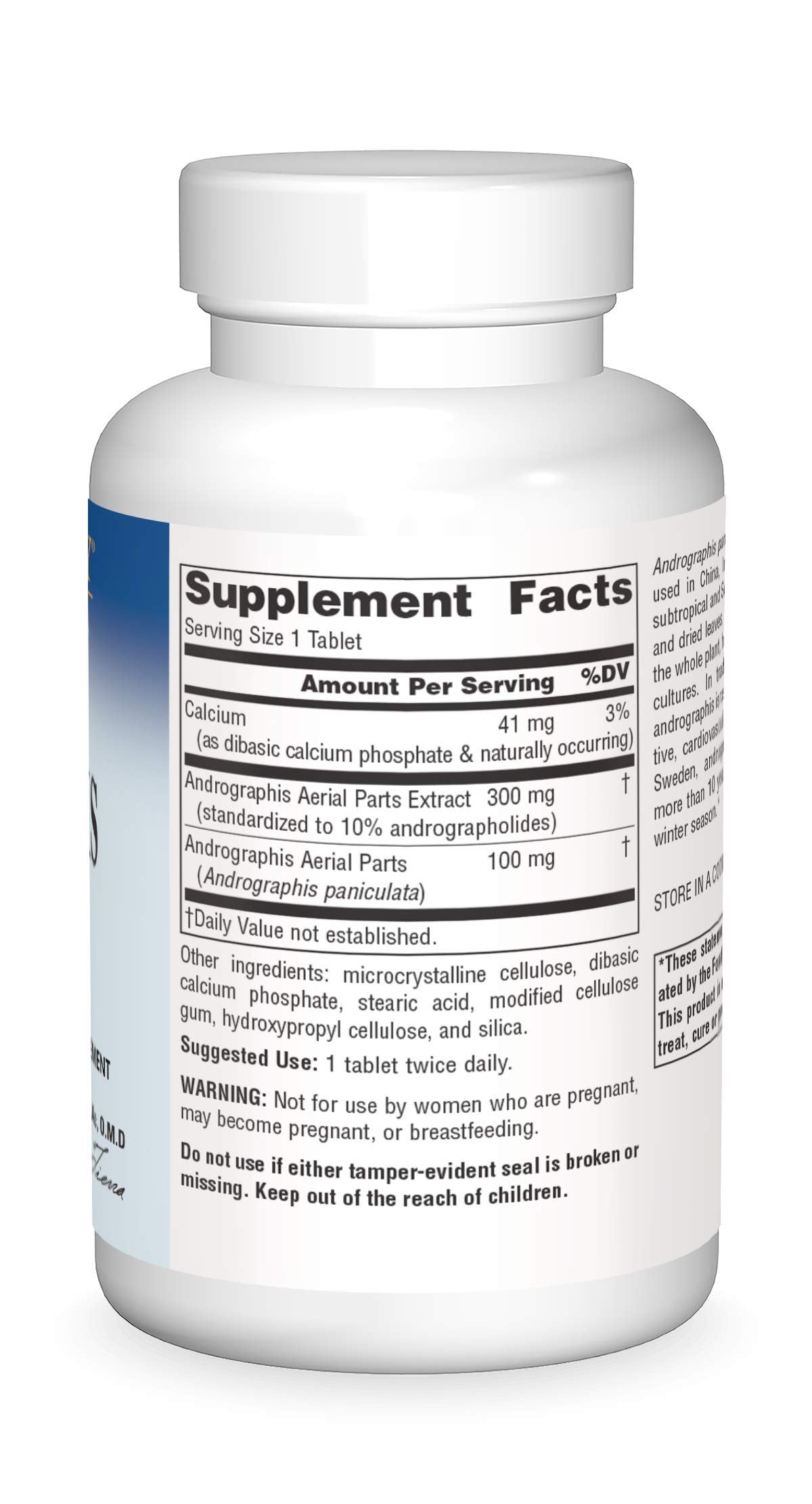 Planetary Herbals Full Spectrum Andrographis 400mg Tablet, 120 Tablets