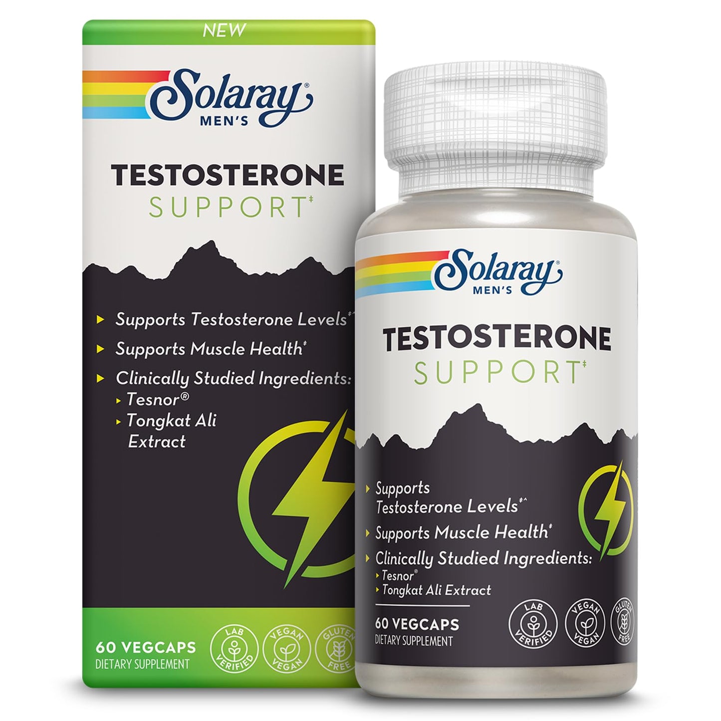 SOLARAY Testosterone Support Capsules, 60 Count