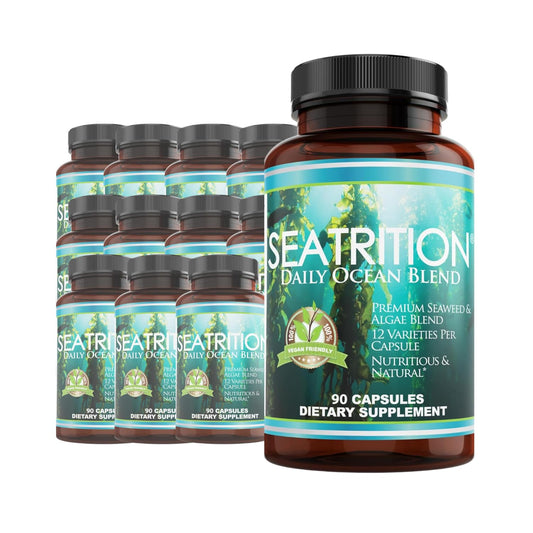 Daily Health Seatrition Immune Thyroid Support Capsules 1080 Count