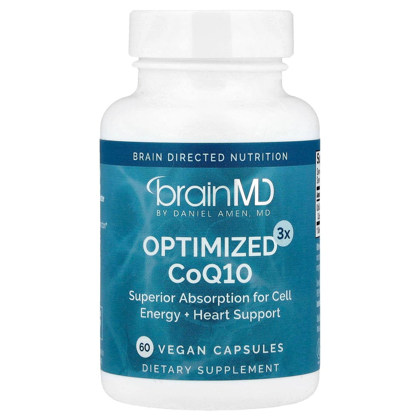 BRAINMD Optimized CoQ10 Supplement 30 Capsules