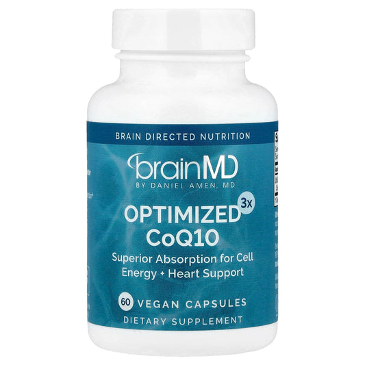 BRAINMD Optimized CoQ10 Supplement 30 Capsules