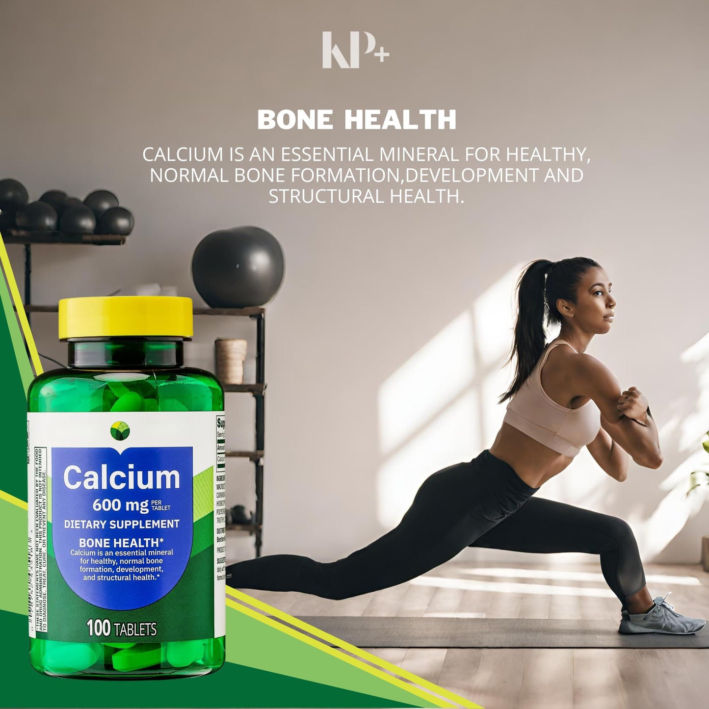 KP+ Calcium 600 mg 200 Tablets