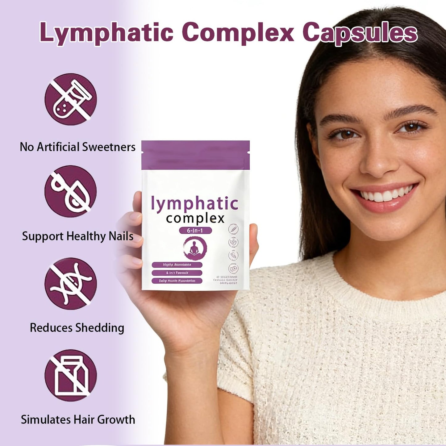 FW ZONE Lymphatic Complex 6-in-1 Capsules, Capsule, 1 Count