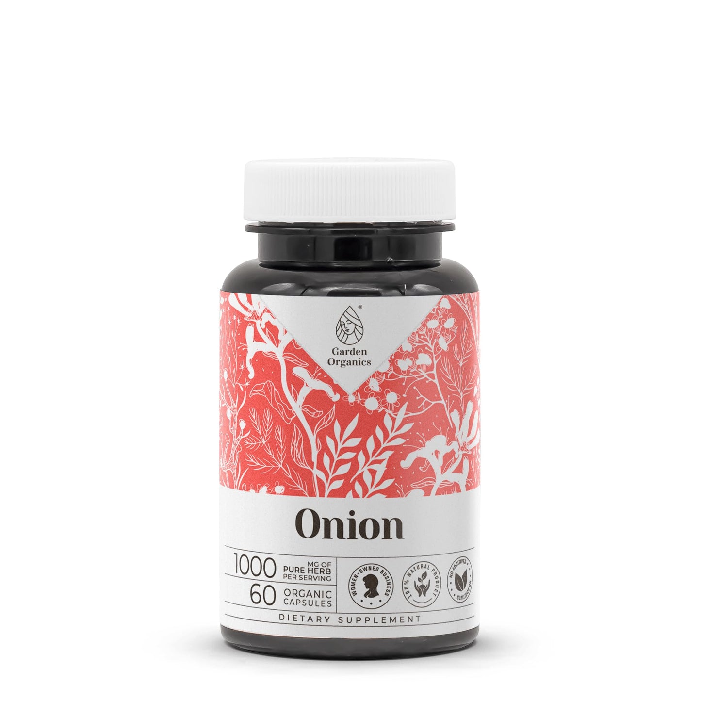 Garden Organics Onion Capsules, 60 Count