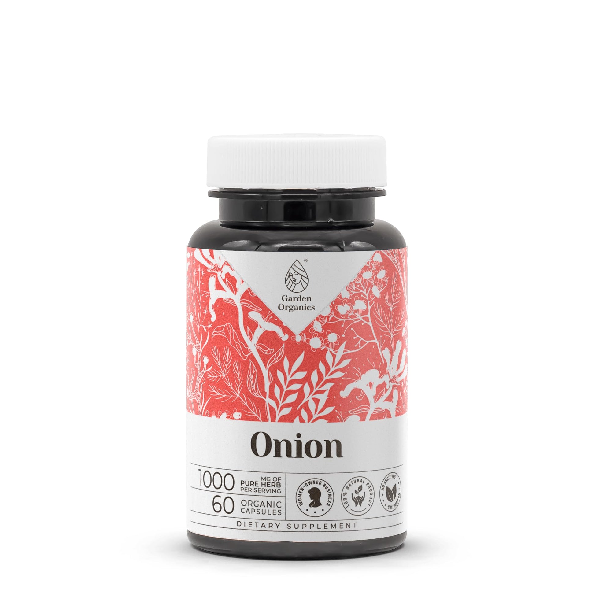 Garden Organics Onion Capsules, 60 Count