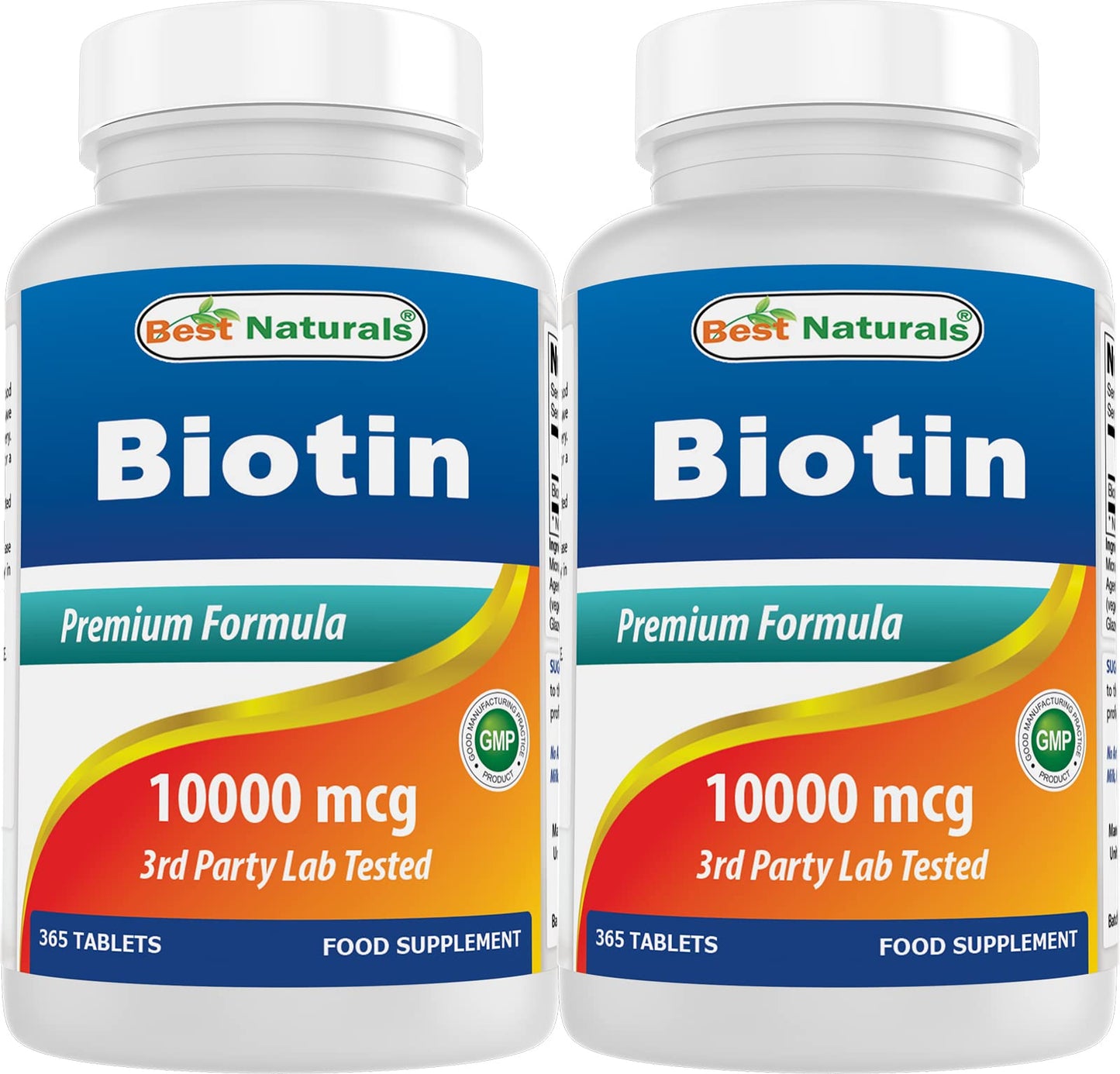 Best Naturals Biotin 10,000 mcg Tablets, 730 Tablets