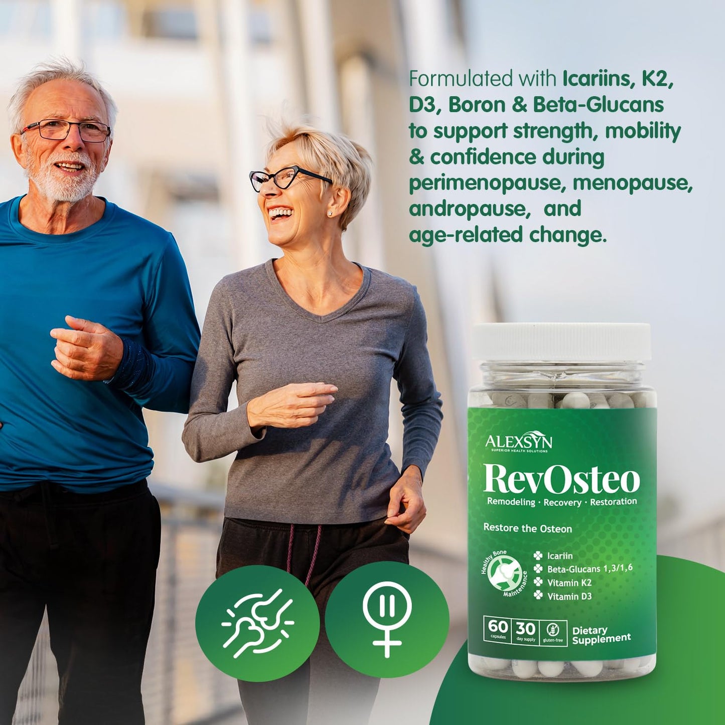Alexsyn RevOsteo Bone & Metabolic Support Capsule, 60 Count