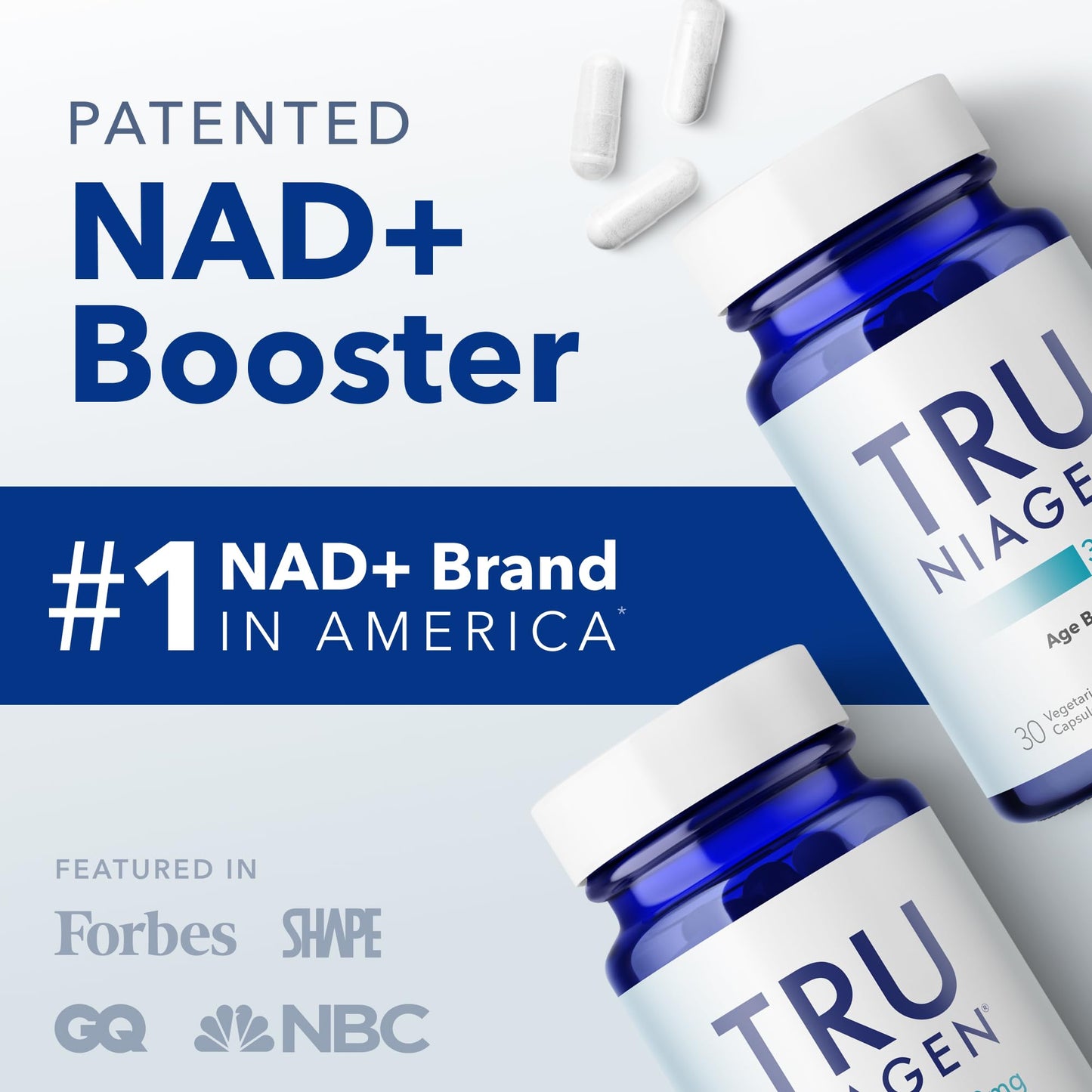 TRU NIAGEN Nicotinamide Riboside (NR) NAD Supplement Capsule 60 Capsules