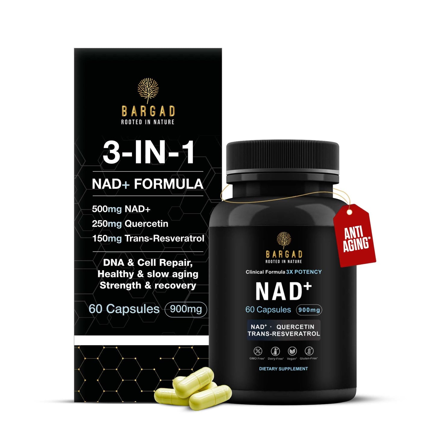 Bargad NAD+ Capsule 60 Count