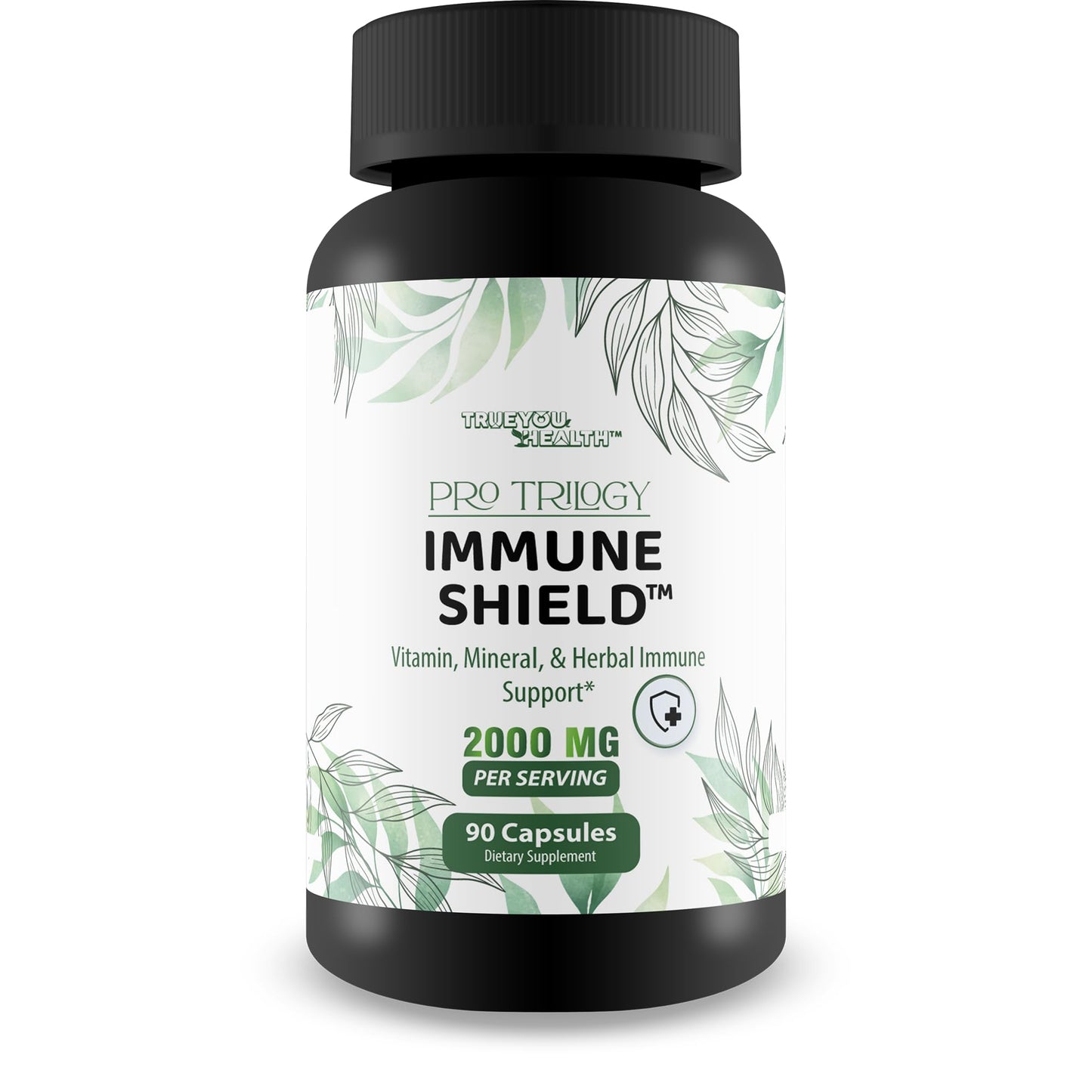 True You Health Pro Trilogy Immune Shield Immune Support Capsules, 90 Count