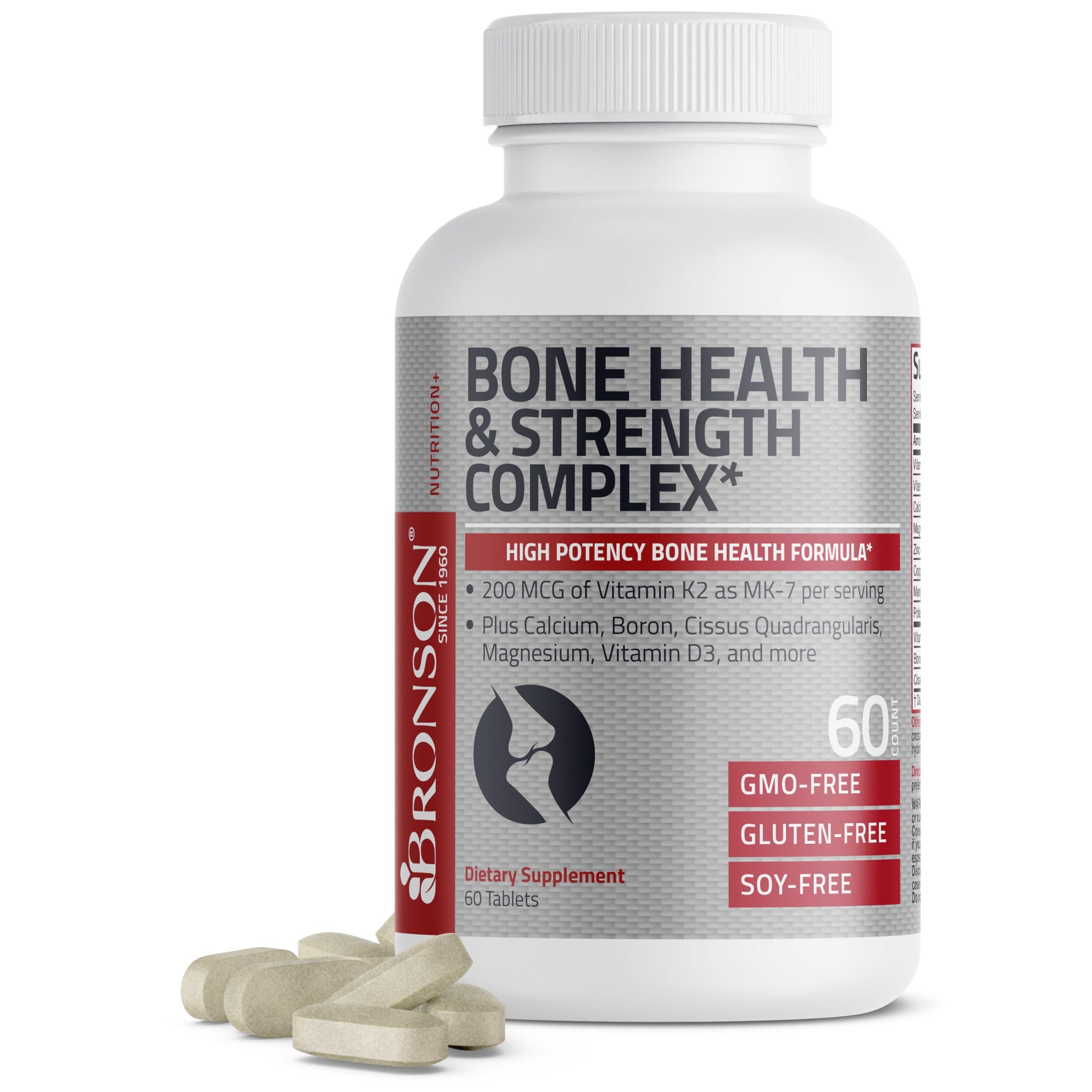 Bronson Bone Health & Strength Complex 60 Tablets