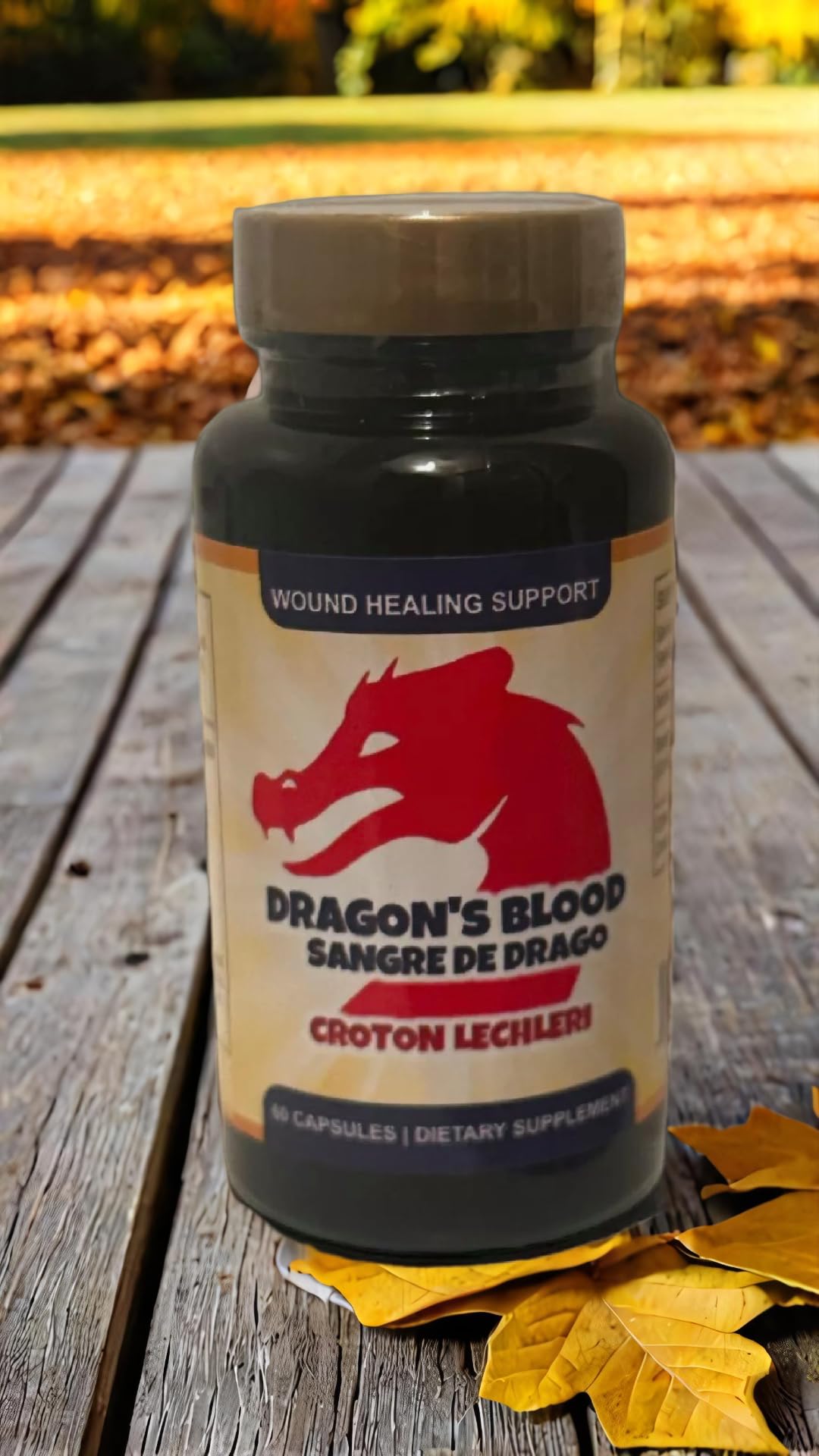 Generic Dragon's Blood Resin Extract Croton Lechleri Sangre de Drago (Sangre de Grado) Digestive Health Supplement Capsules, 60 Count