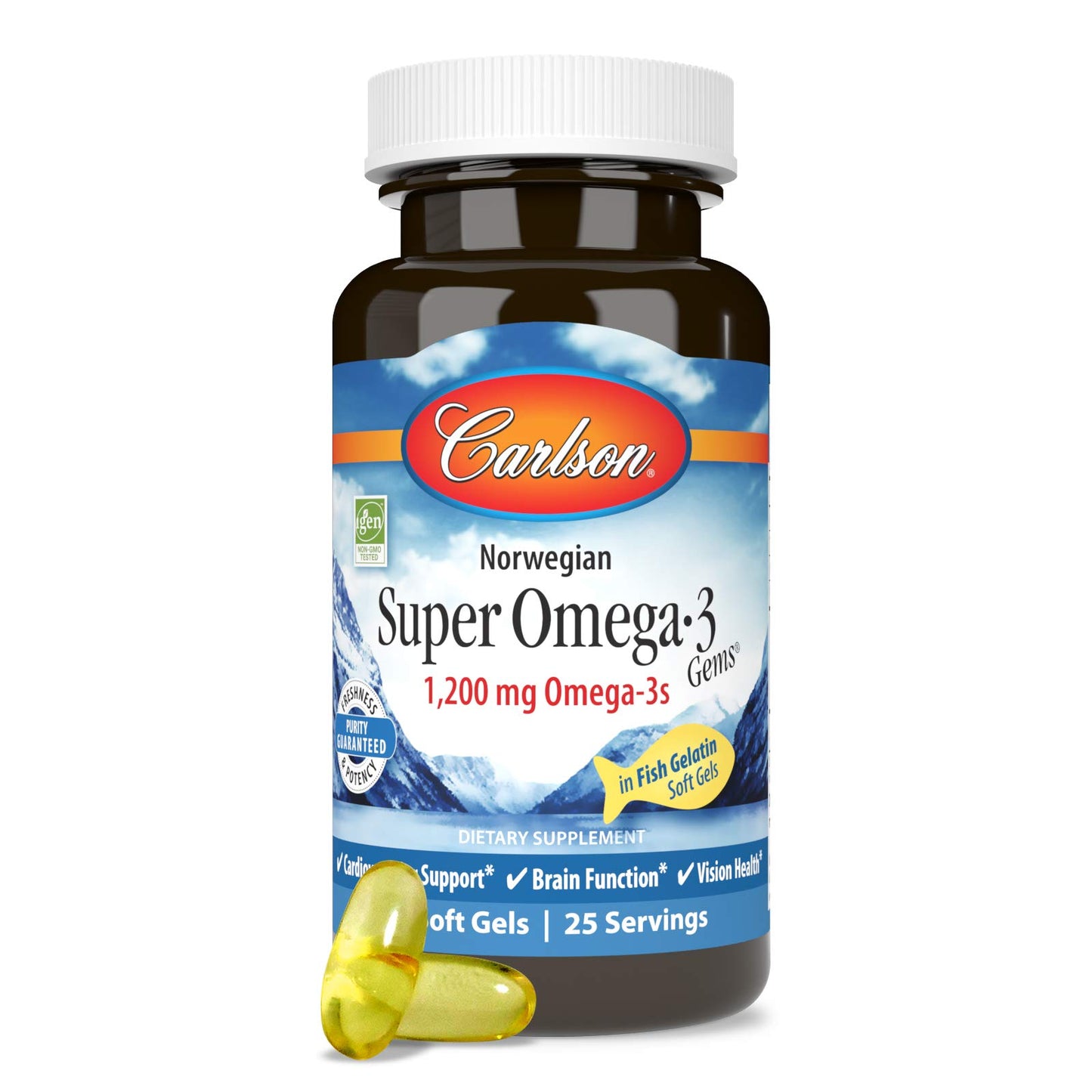 Carlson Super Omega-3 Gems 50 Softgels