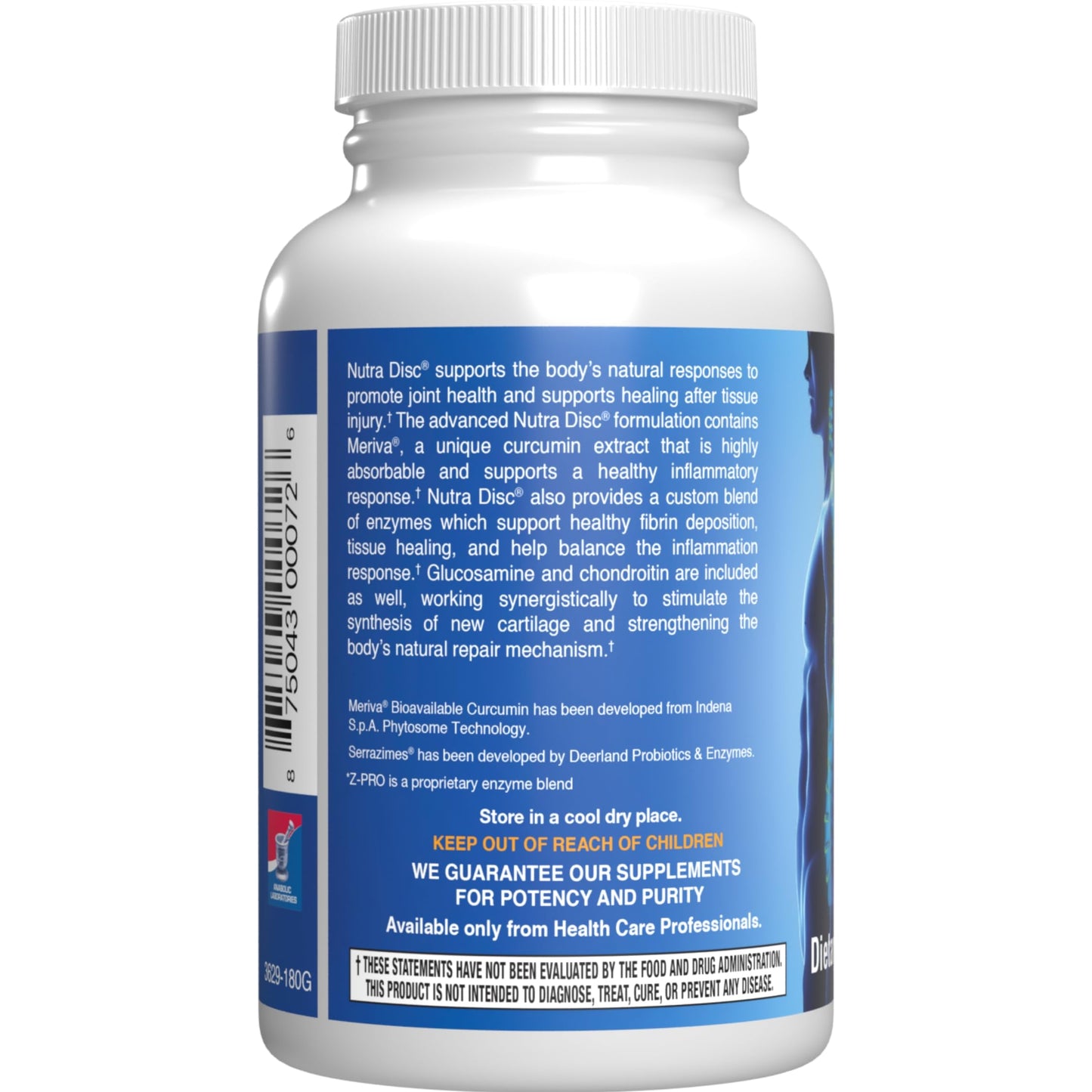 Anabolic Laboratories Nutra Disc & Joint Support Capsule 180 Count
