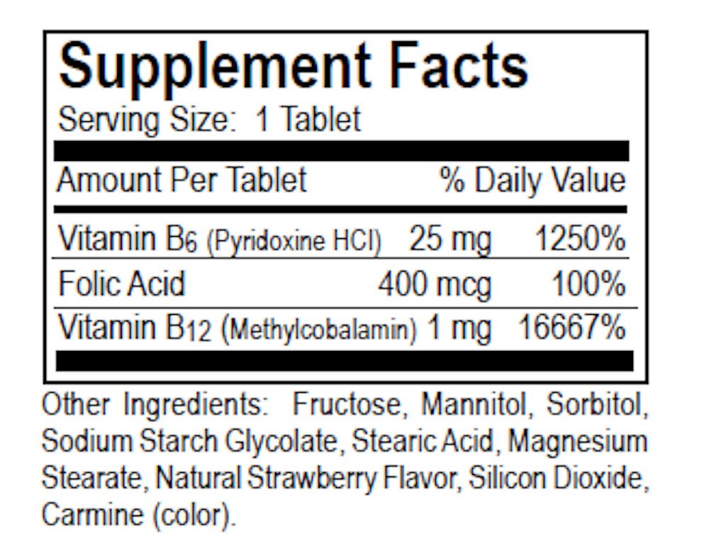 Dialyvite Vitamin B12 Plus Tablet 60 Count