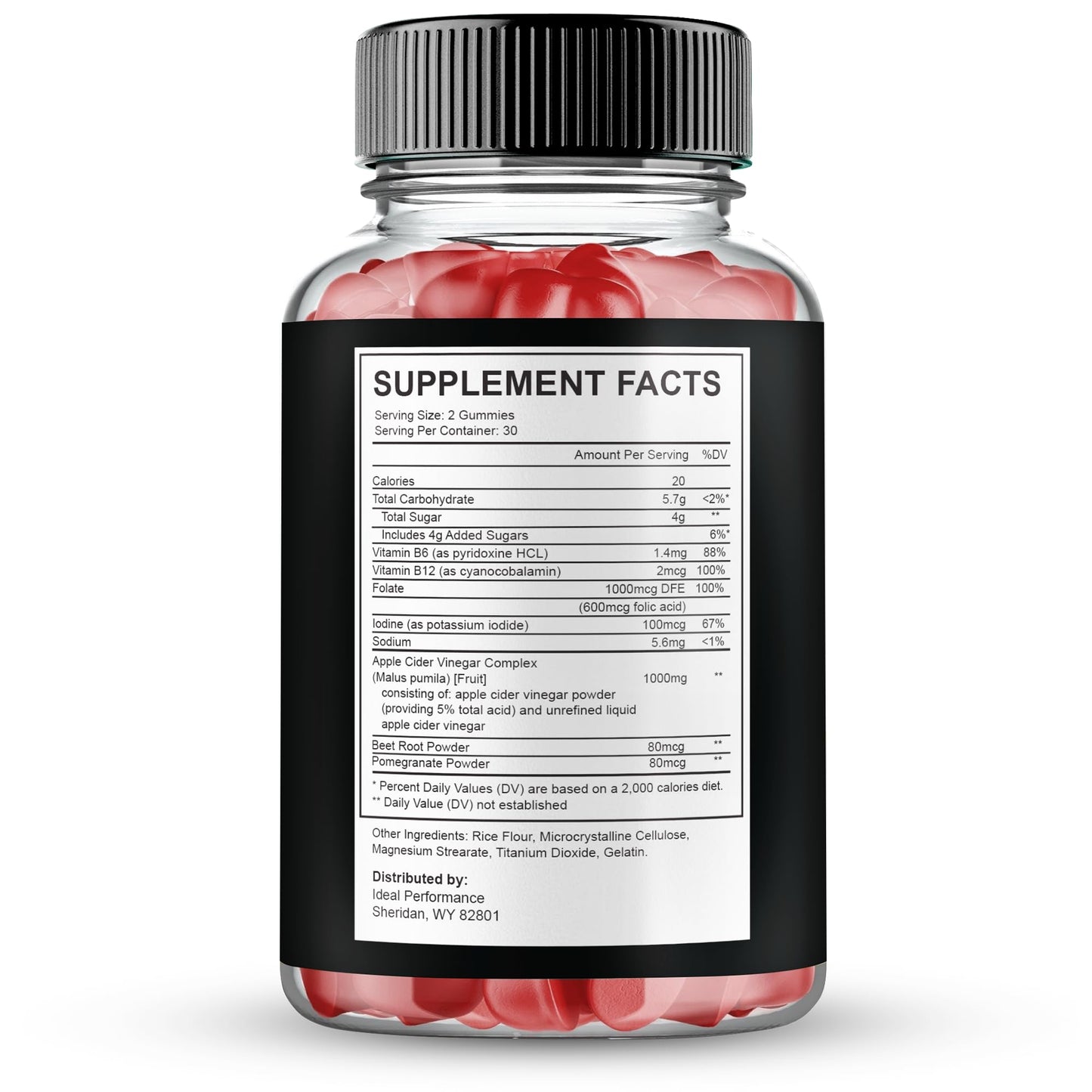 IDEAL PERFORMANCE Balance Blends Male Performance Gummies, 120 Gummies