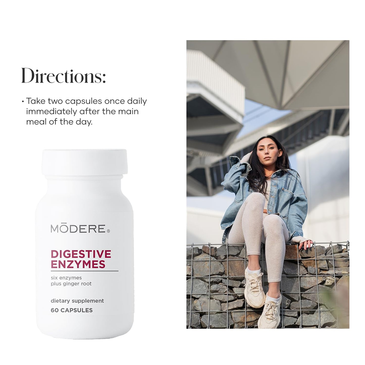 Modere Digestive Enzymes 60 Capsules