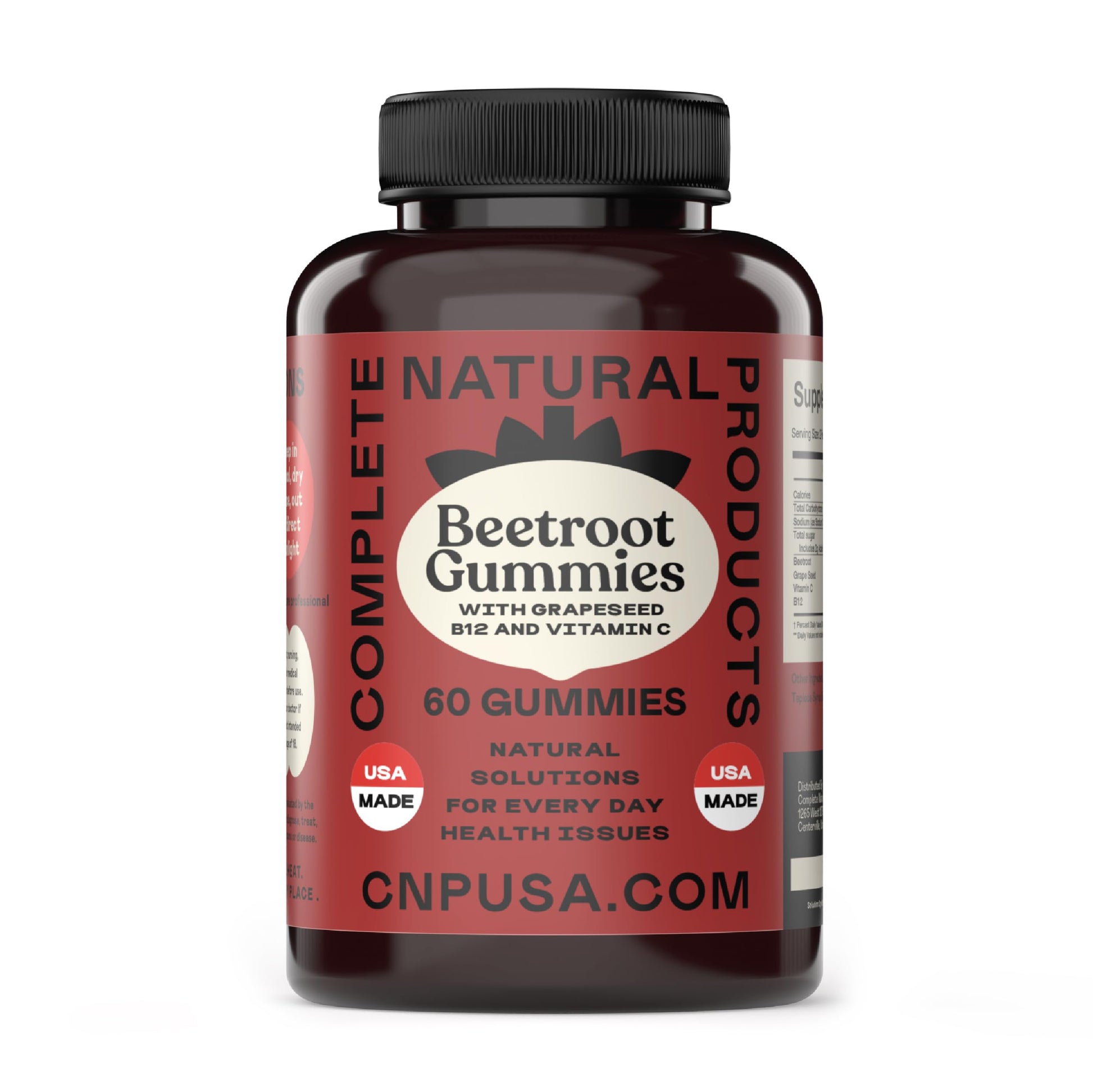 Complete Natural Products Beetroot Plus Gummies 60 Count