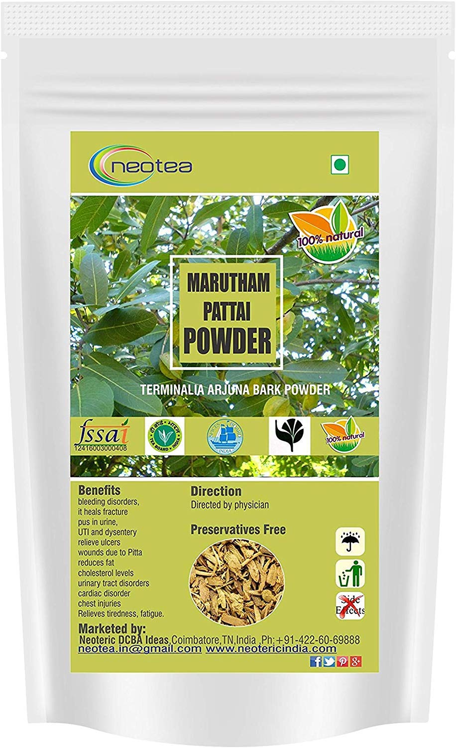 neotea Arjuna Bark Powder 10.58 oz