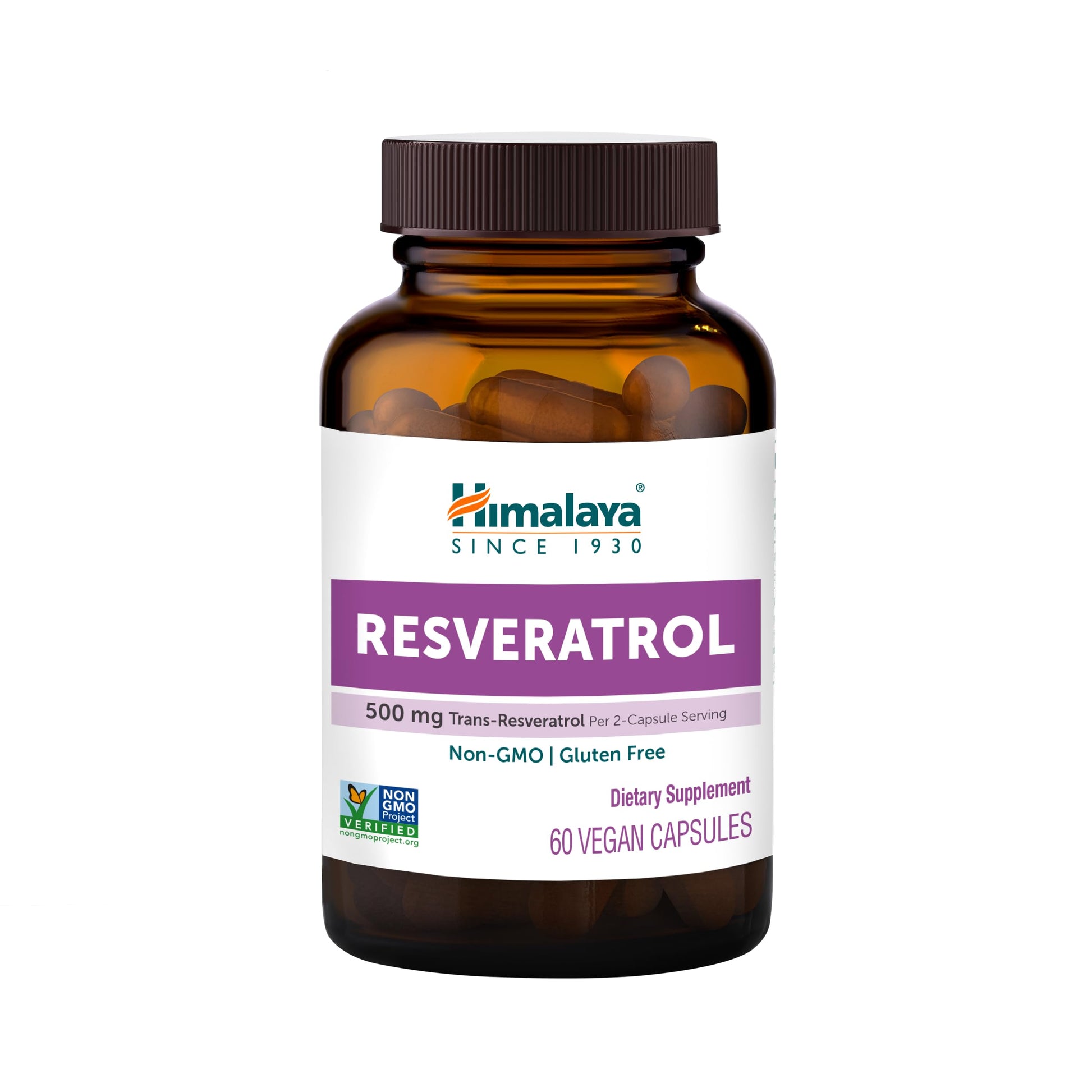 Himalaya Resveratrol for Healthy Aging and Antioxidant Support, 60 Capsules