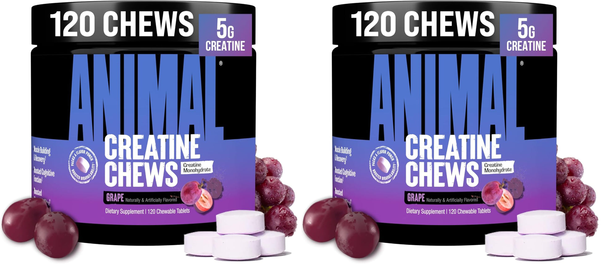Animal Creatine Chews Chewable 240 Tablets