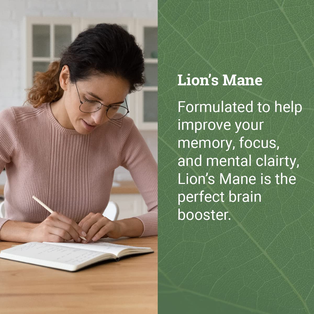 Earth Harmony Naturals Lions Mane Supplement 120 Capsules